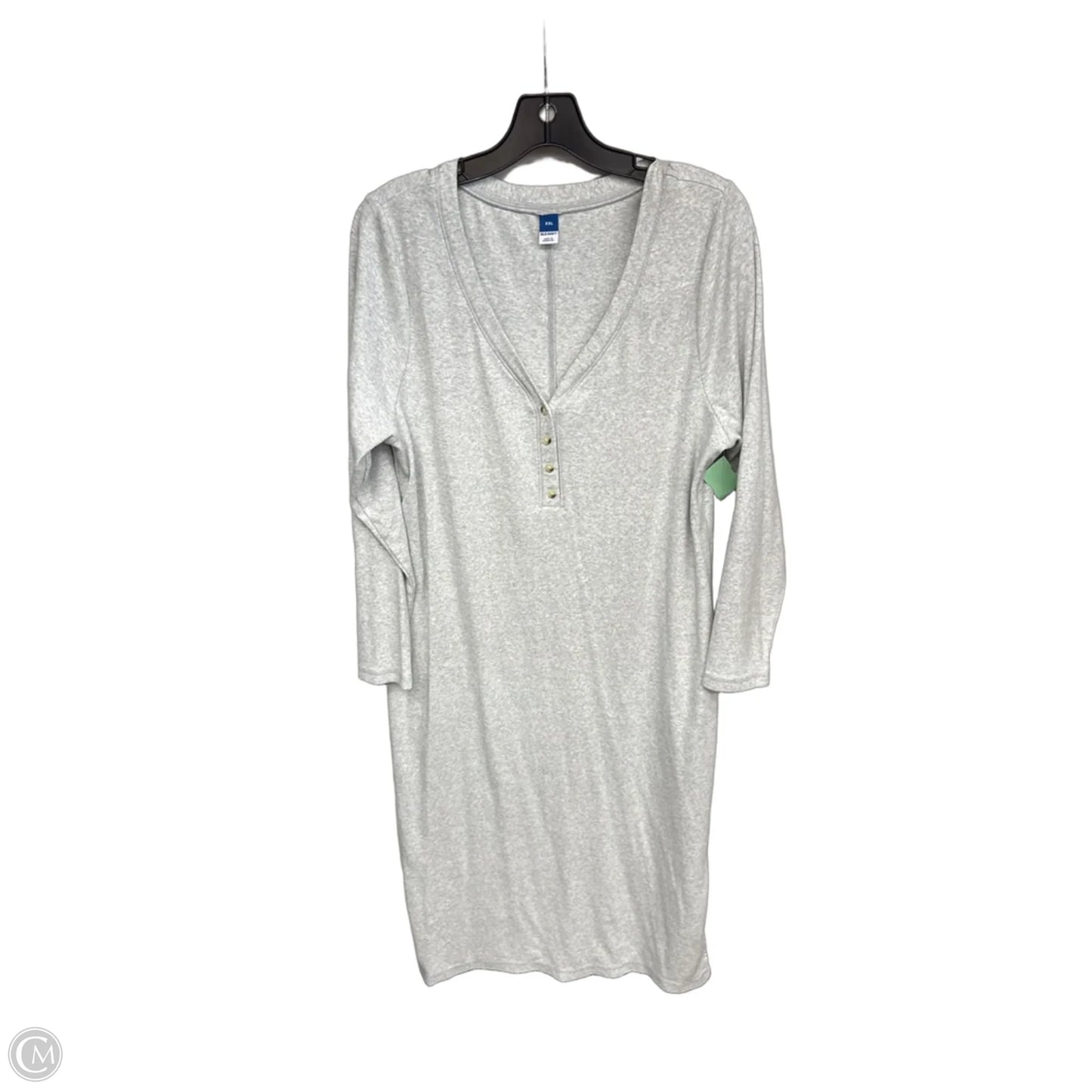 Dress Casual Maxi By Old Navy In Grey, Size: Xxl