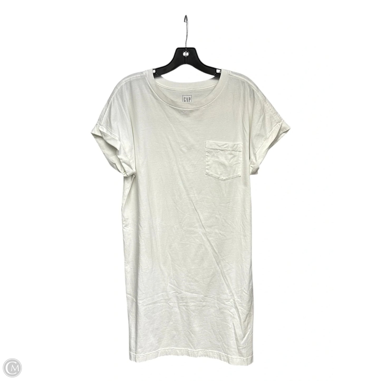 Dress Casual Midi By Gap In White, Size: M