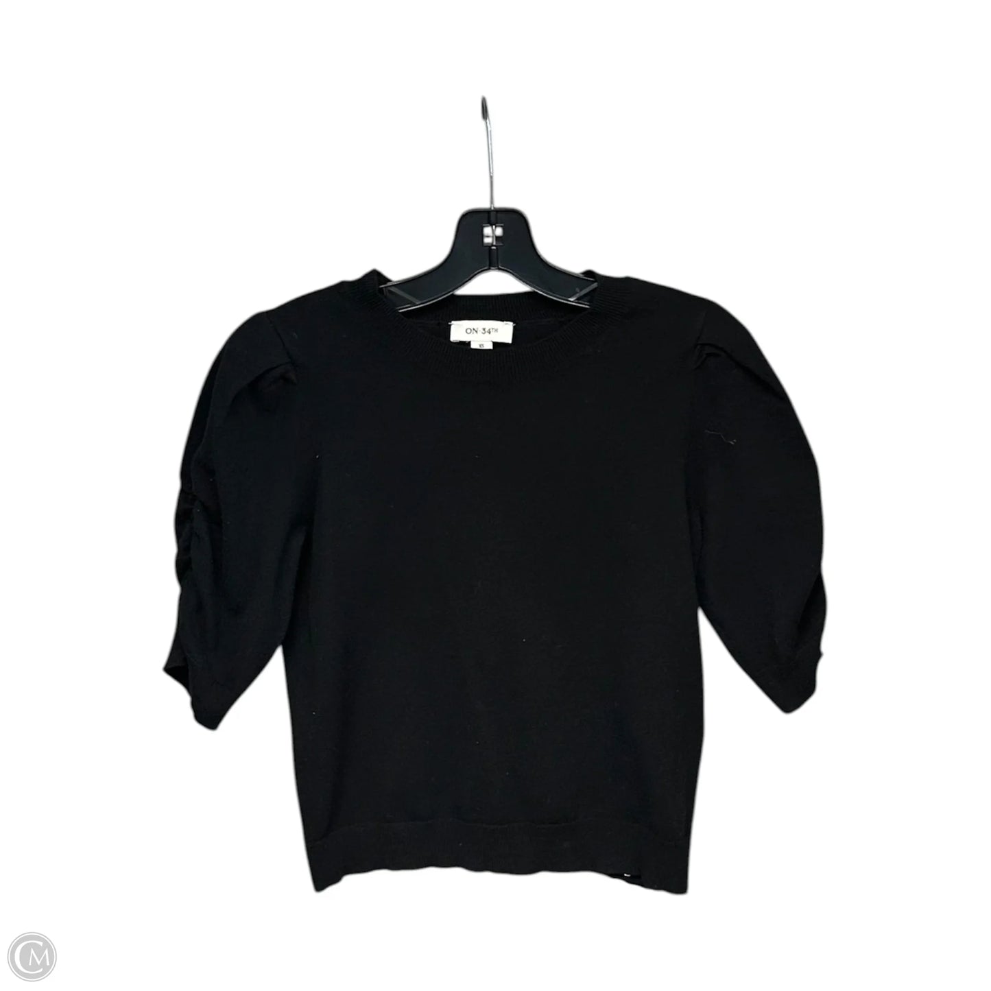 Top Short Sleeve By On 34th In Black, Size: Xs
