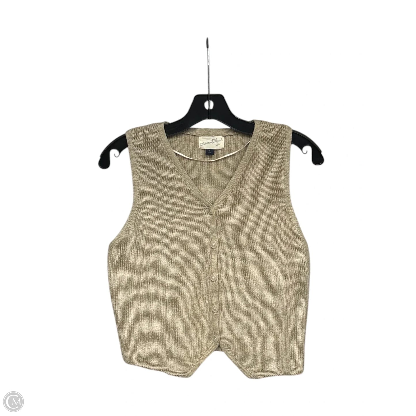 Top Sleeveless By Universal Thread In Tan, Size: L