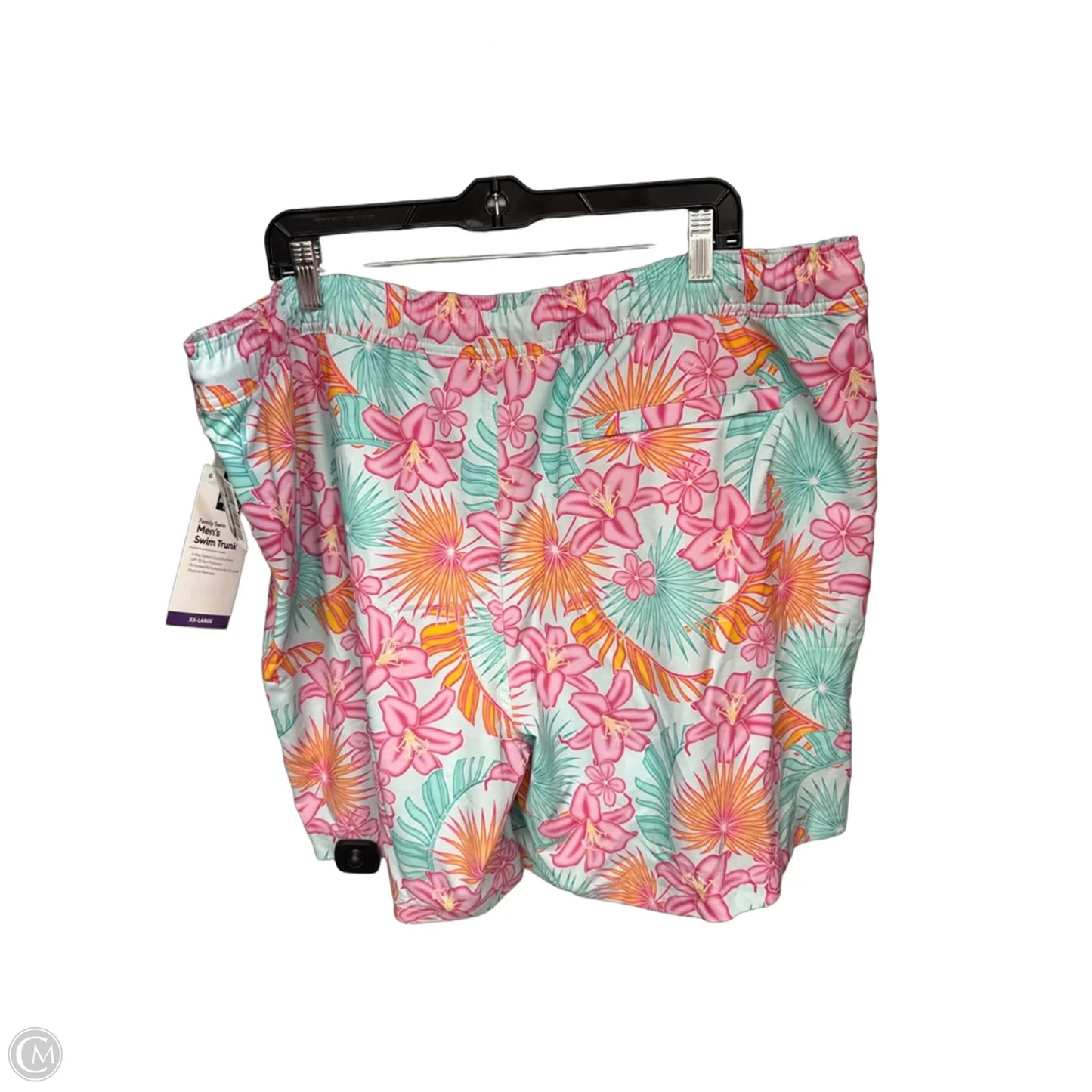 Swimsuit Bottom By Members Mark In Green & Pink, Size: Xxl