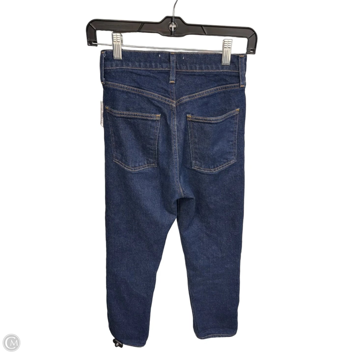 Jeans Straight By Agolde In Blue Denim, Size: 24