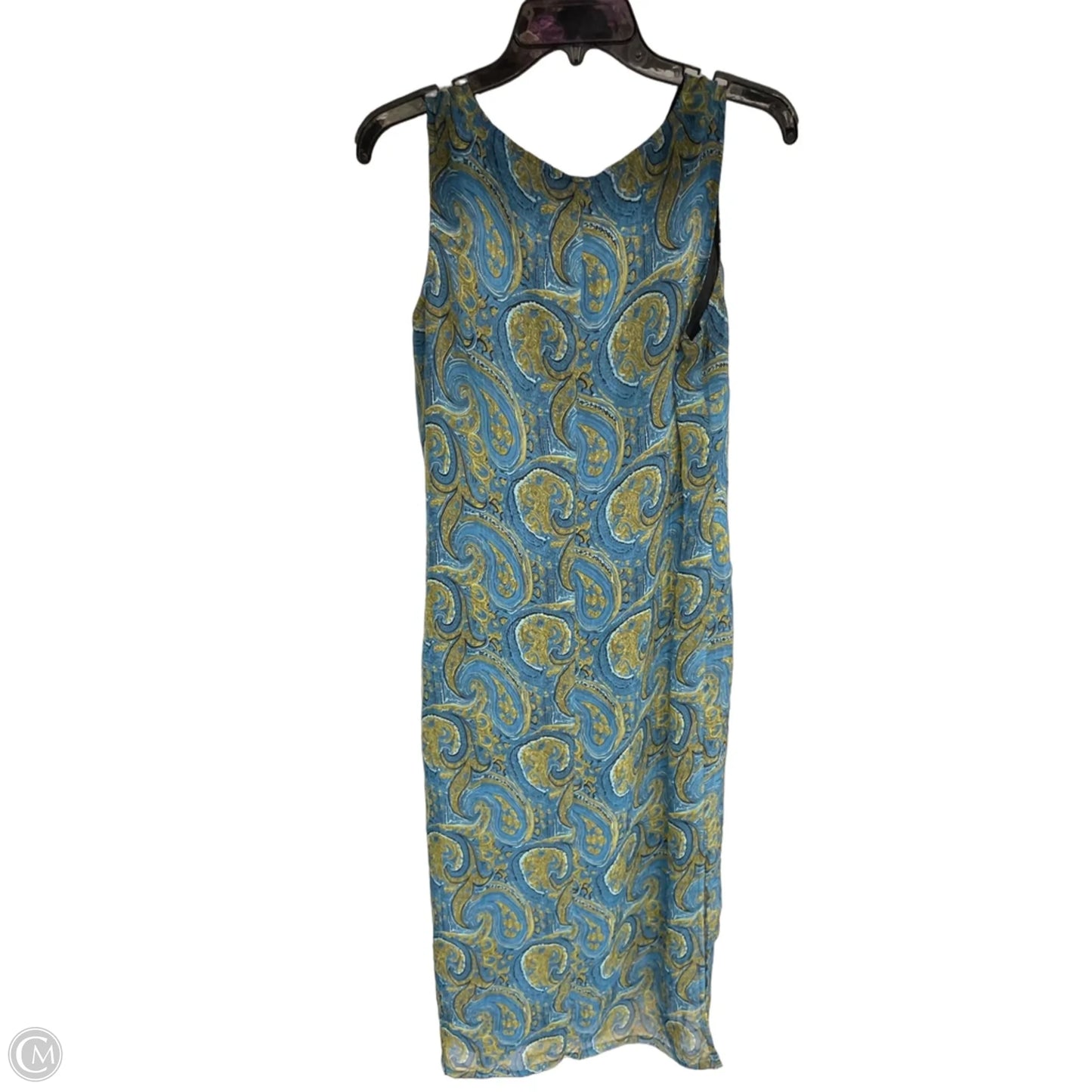 Dress Casual Maxi By Style And Company In Blue & Green, Size: 12p