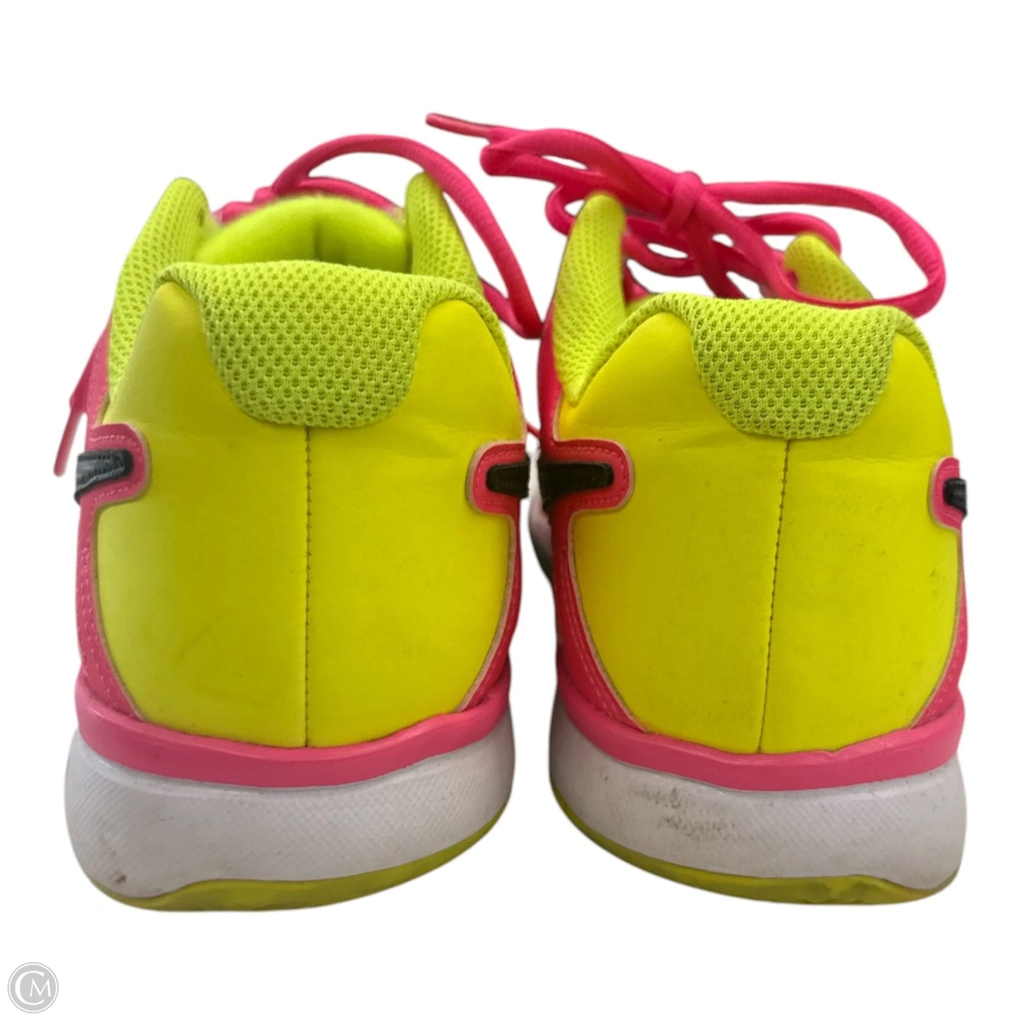Shoes Athletic By Nike In Pink & Yellow, Size: 10