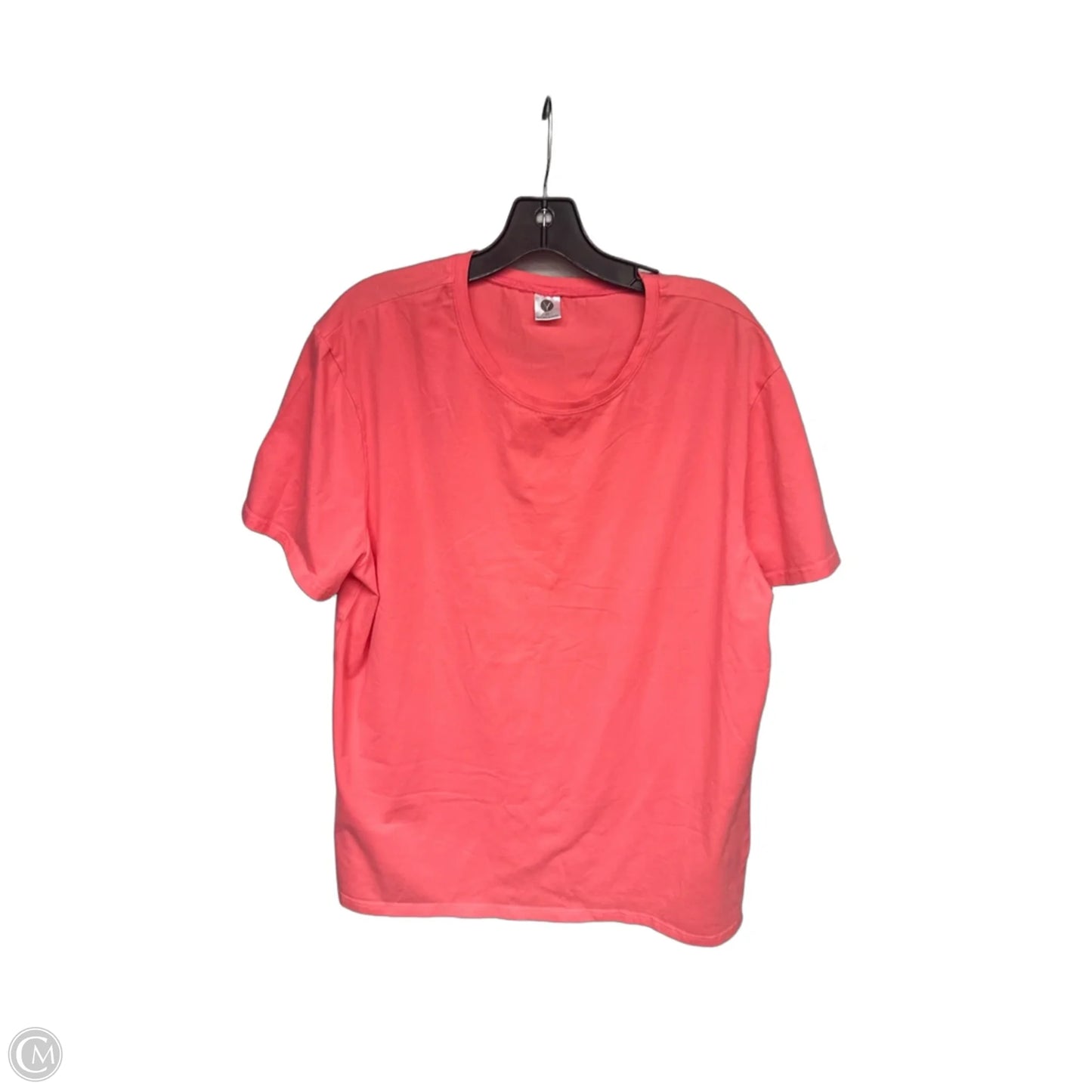 Top Short Sleeve Basic By Clothes Mentor In Coral, Size: Xxl
