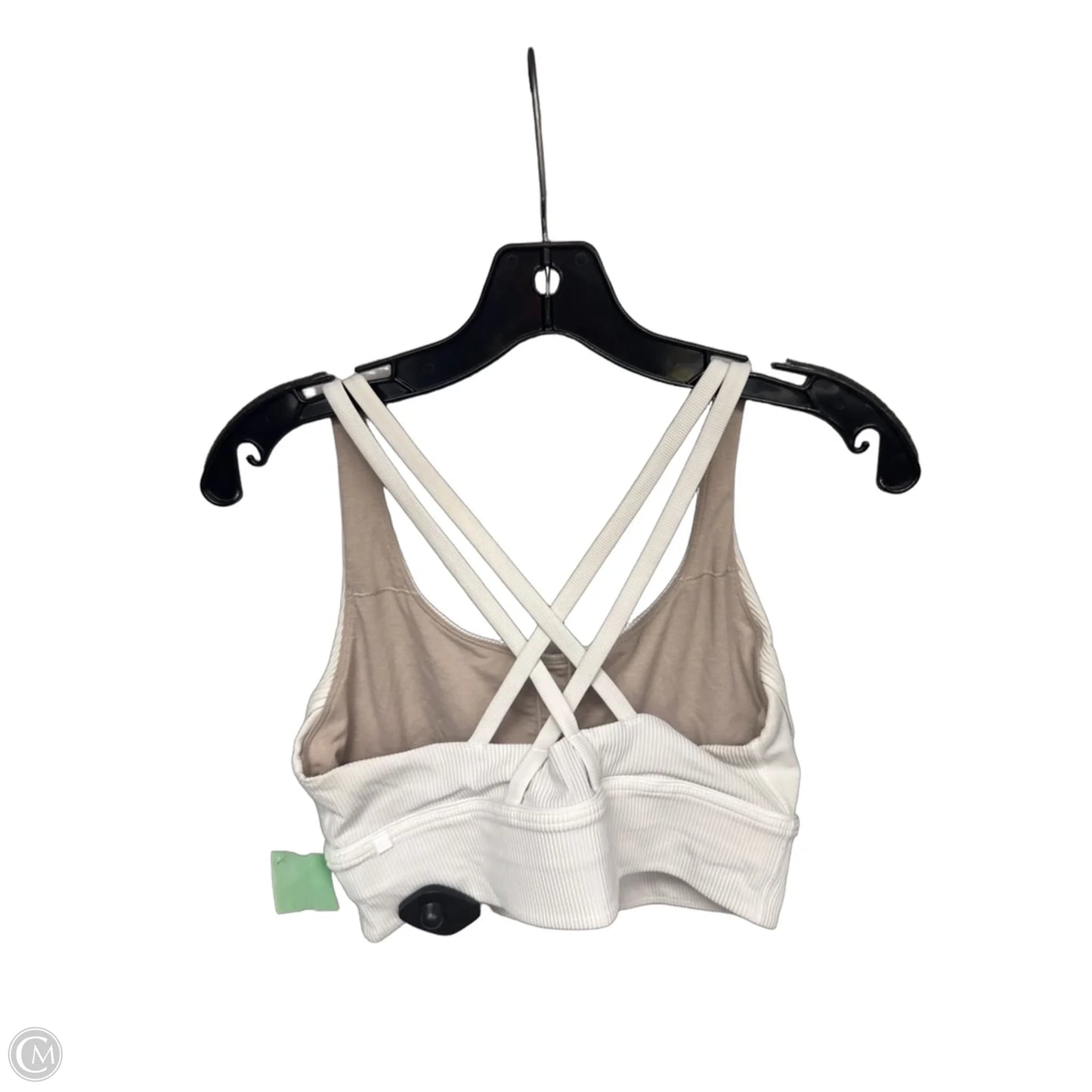 Athletic Bra By Lululemon In Ivory, Size: 10