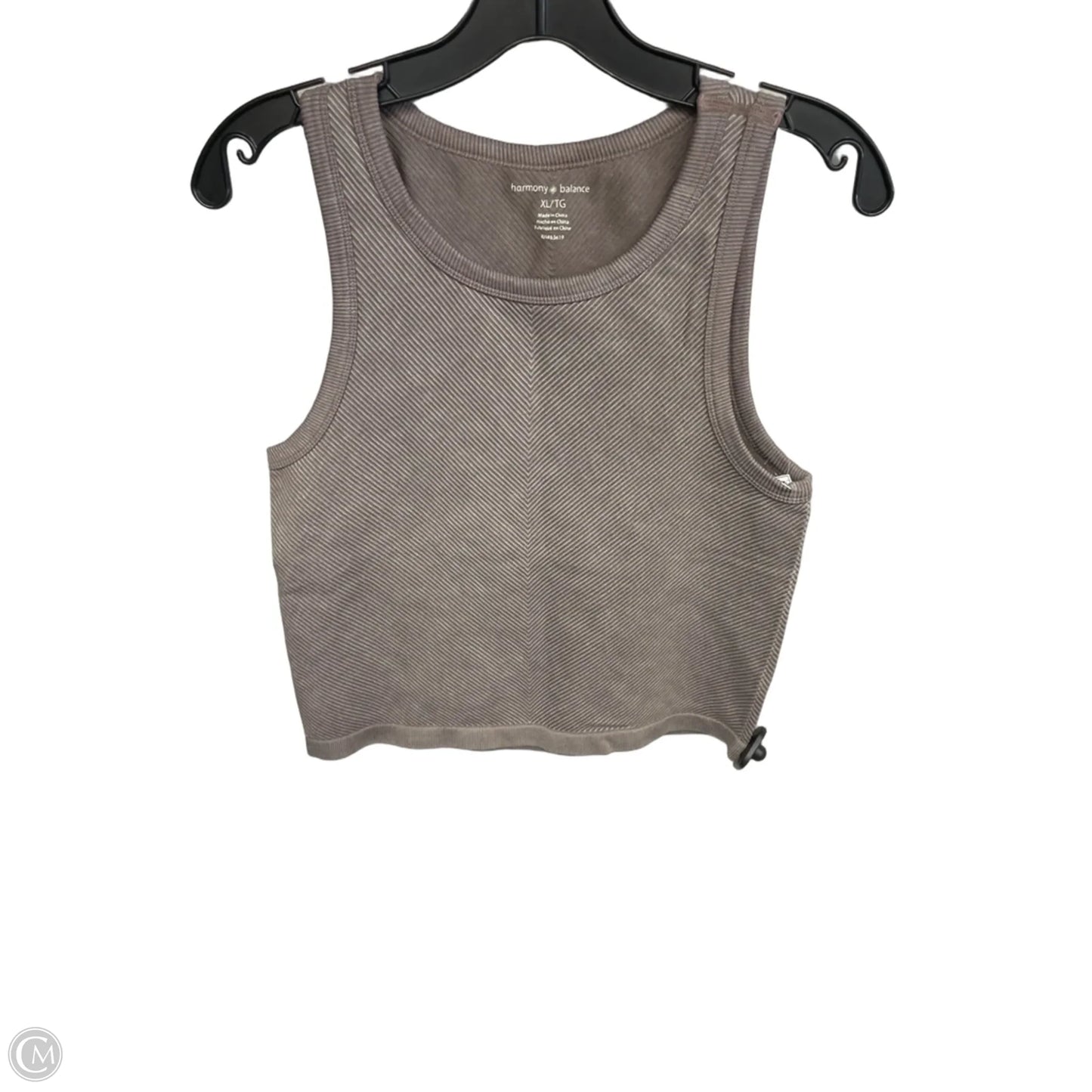 Tank Top By Clothes Mentor In Brown, Size: Xl