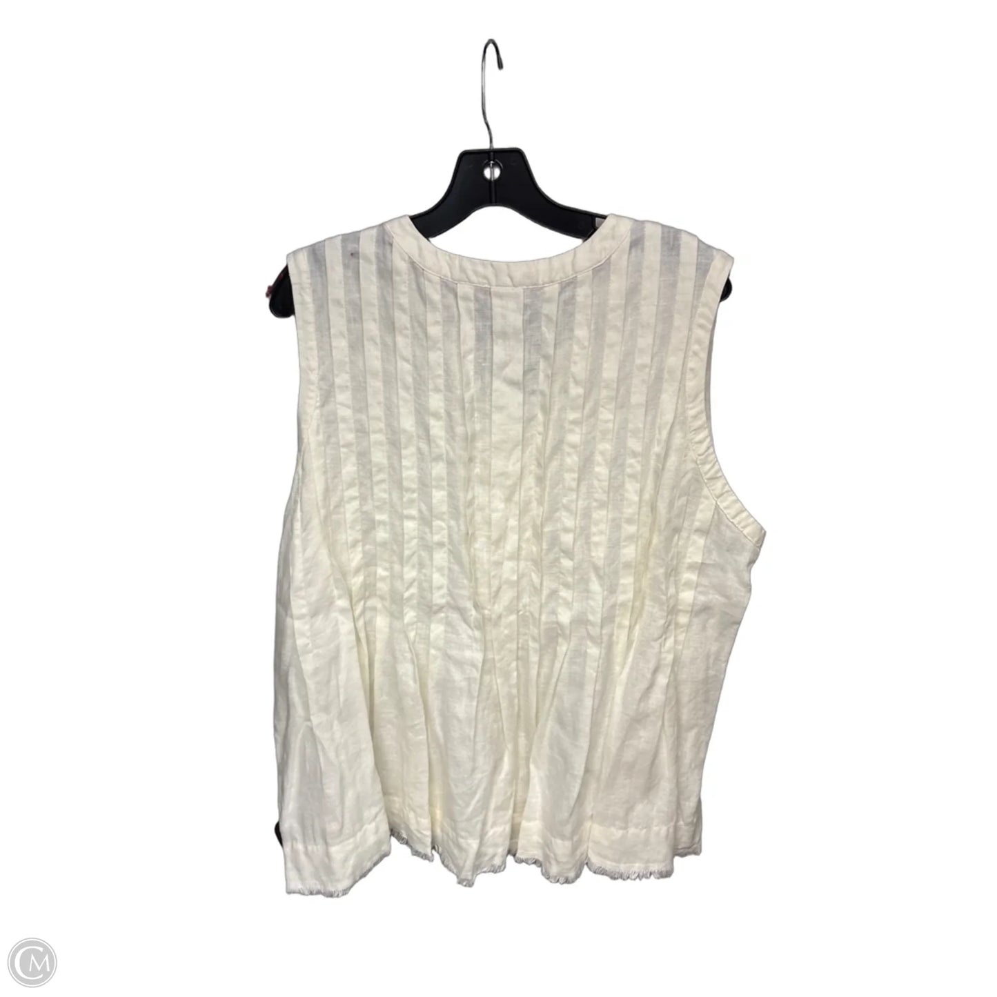 Top Sleeveless By Sundance In Cream, Size: Xxl