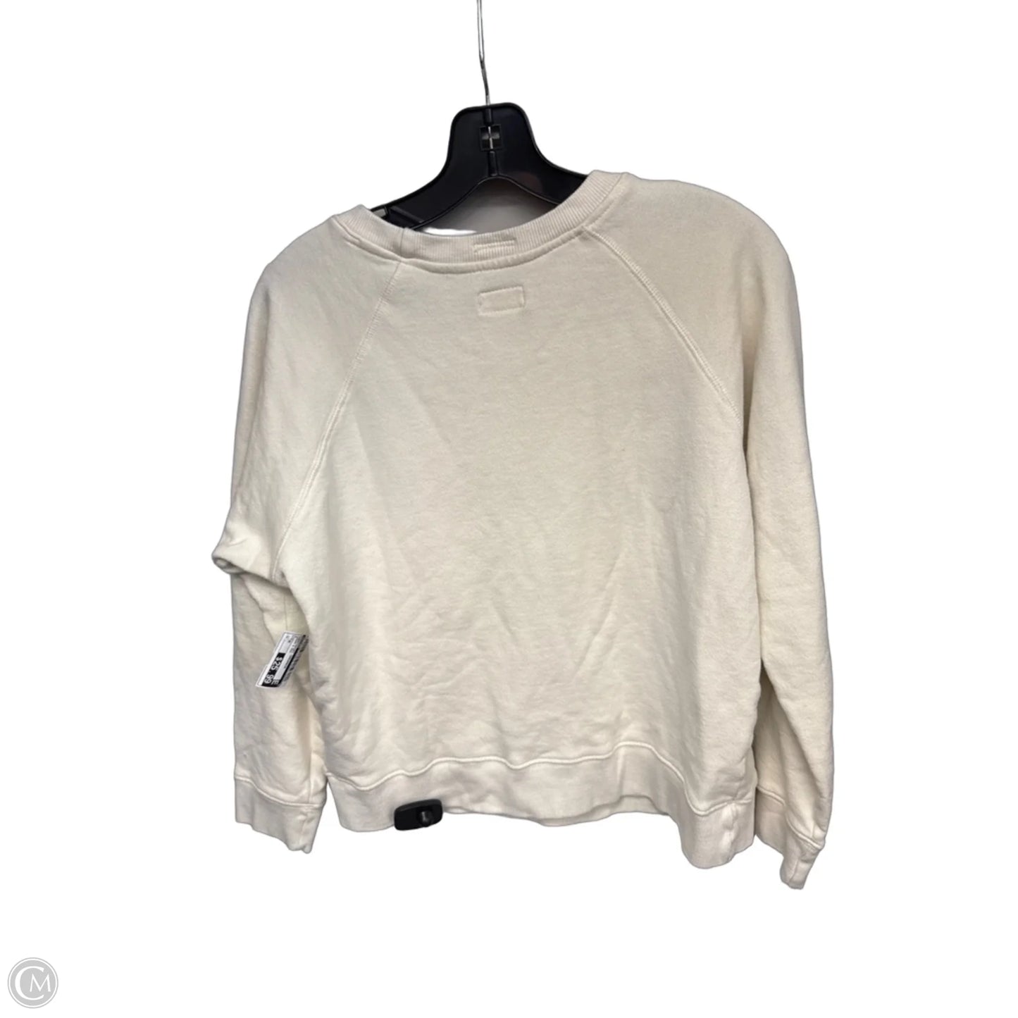 Sweatshirt Crewneck By Mother In Cream & Red, Size: M