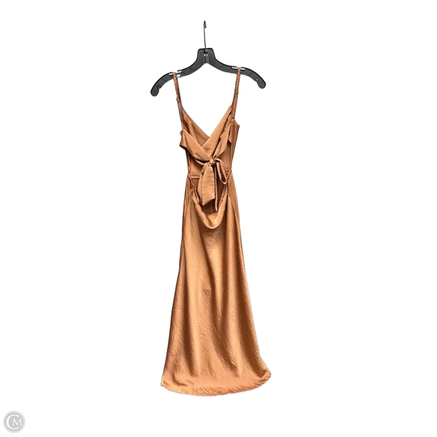 Dress Casual Maxi By Hello Molly In Bronze, Size: Xs