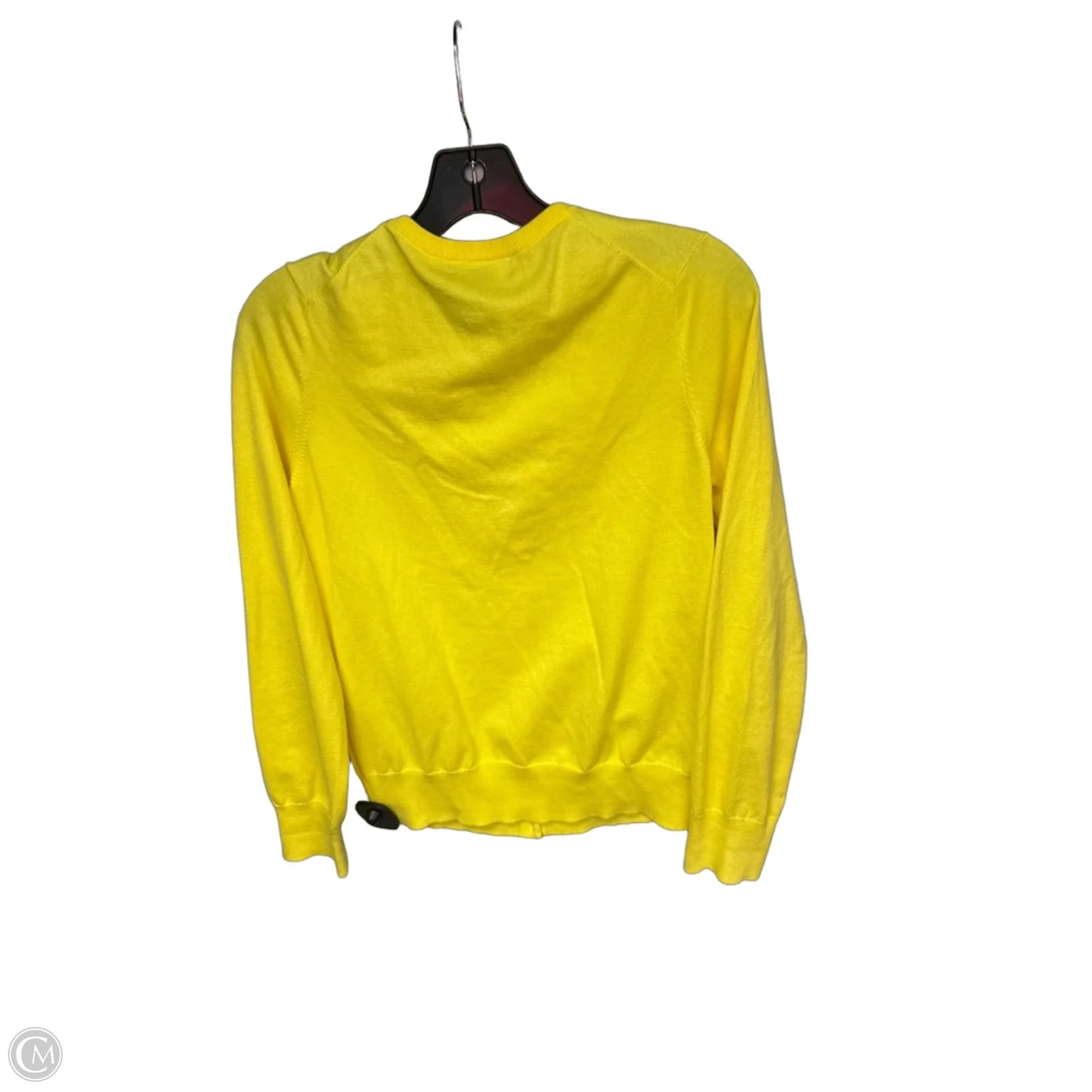 Cardigan By Lands End In Yellow, Size: S