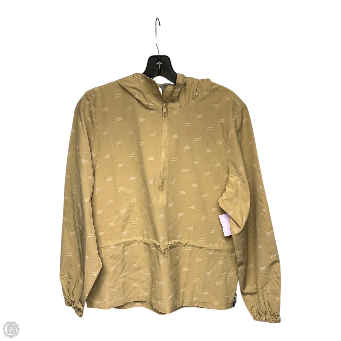 Athletic Jacket By Fabletics In Tan, Size: Xs