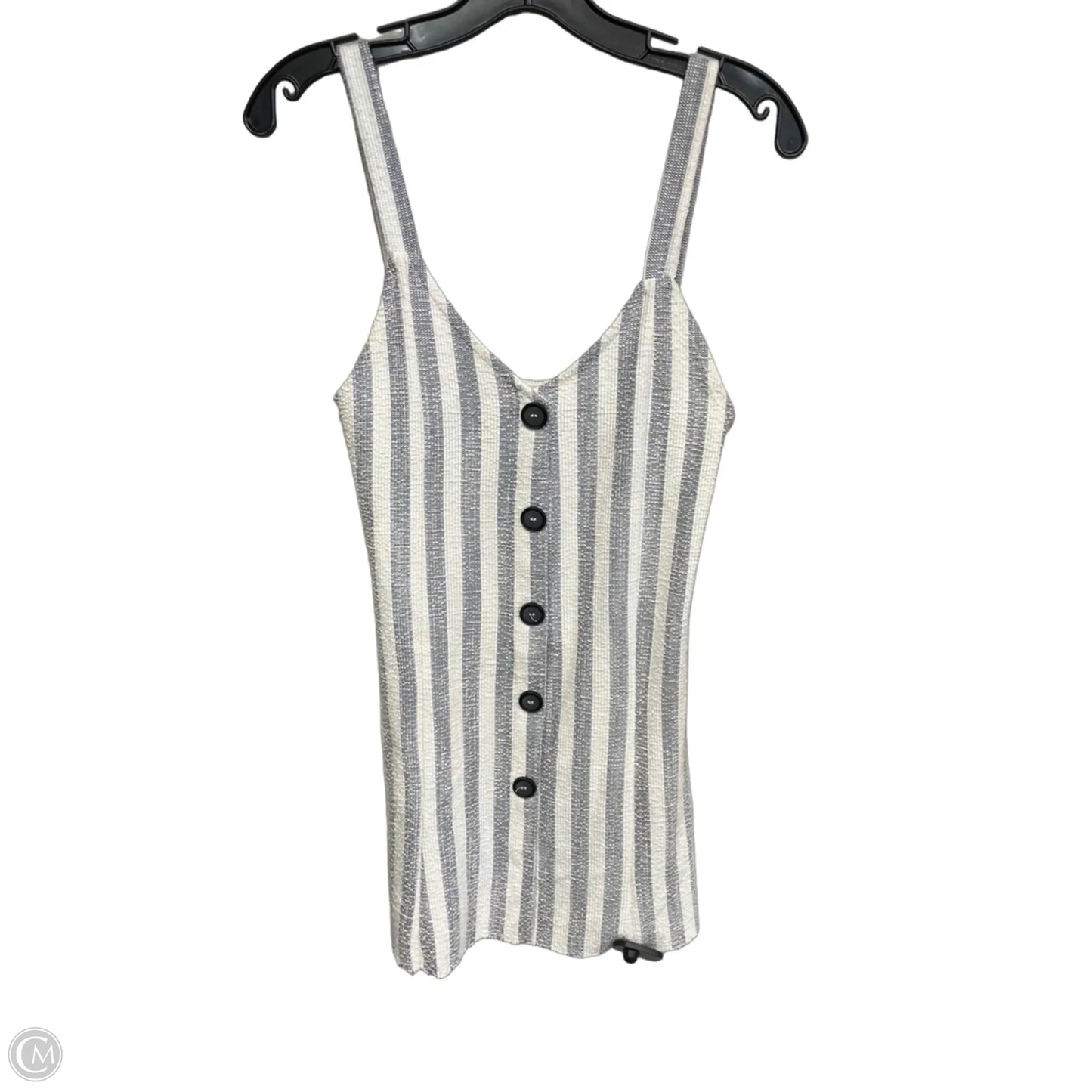 Tunic Sleeveless By Zara In Striped Pattern, Size: S