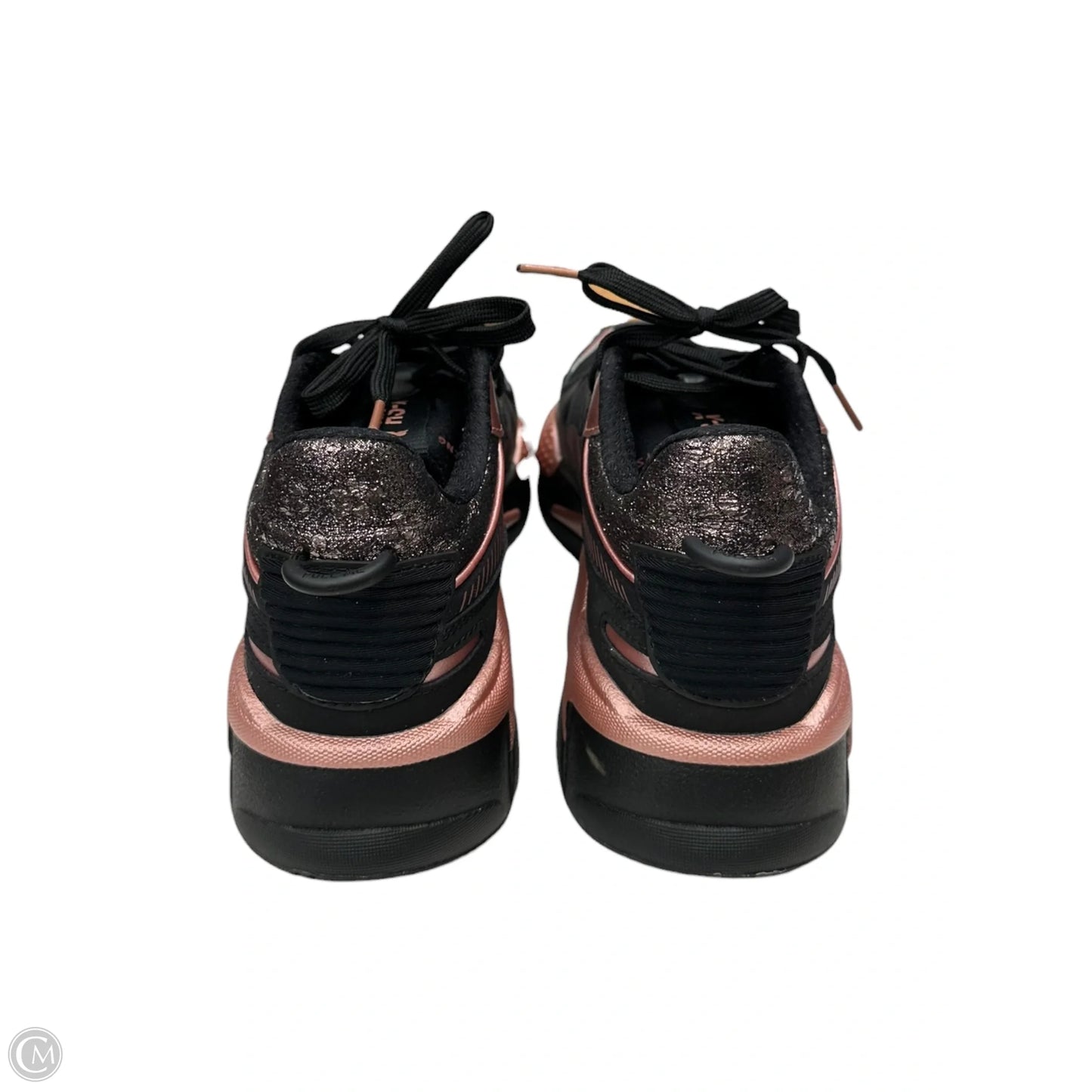 Shoes Athletic By Puma In Black & Pink, Size: 8