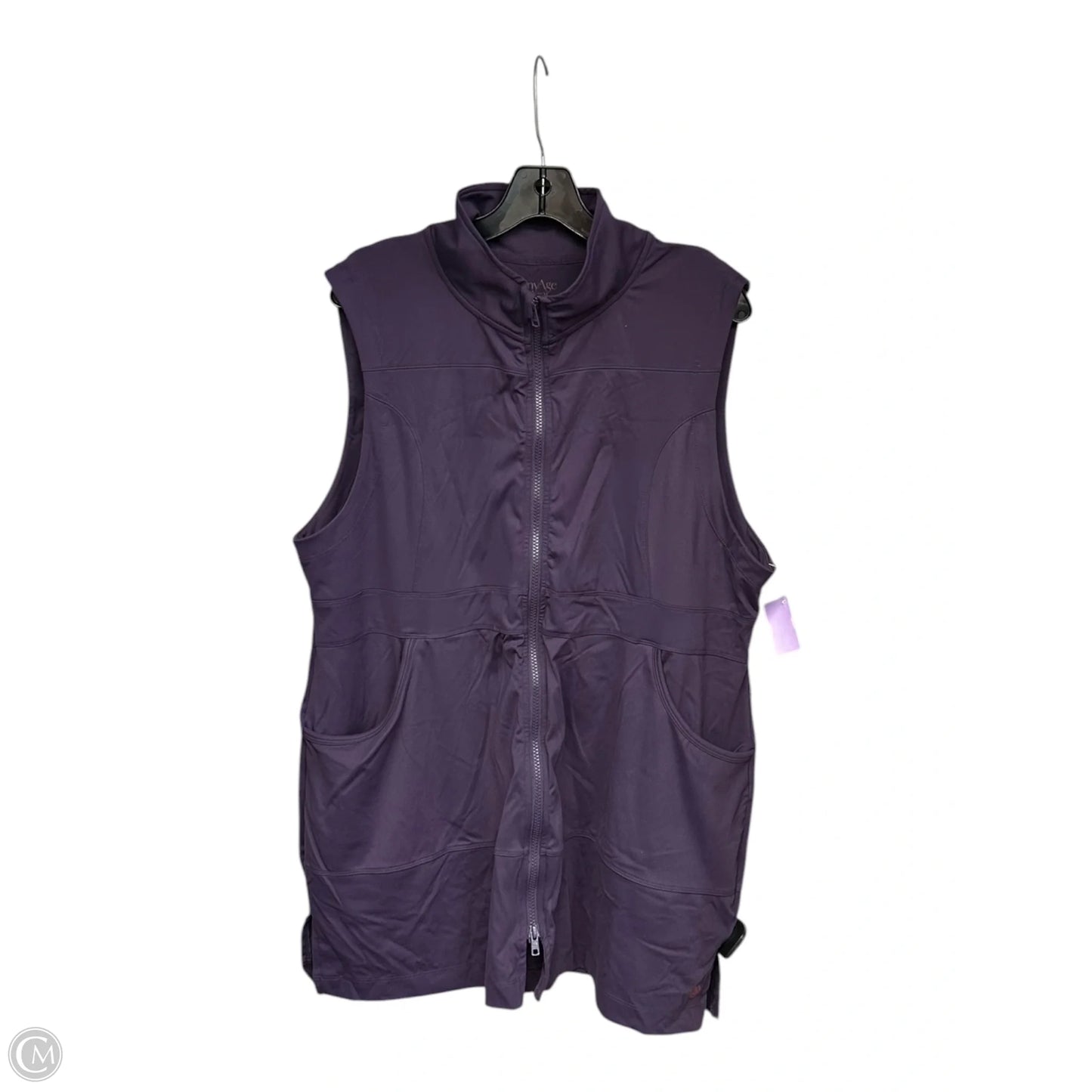 Athletic Jacket By Clothes Mentor In Purple, Size: 2x