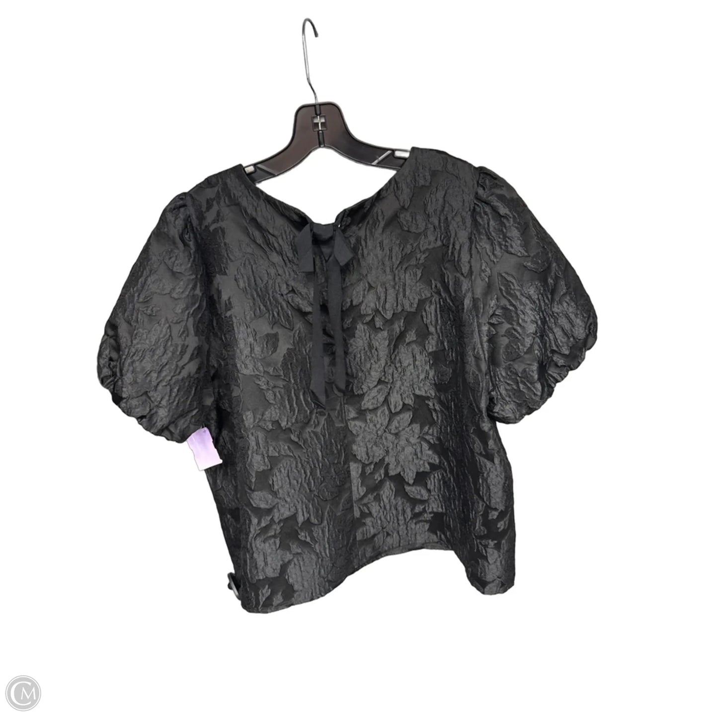 Top Short Sleeve By J. Crew In Black, Size: Xl