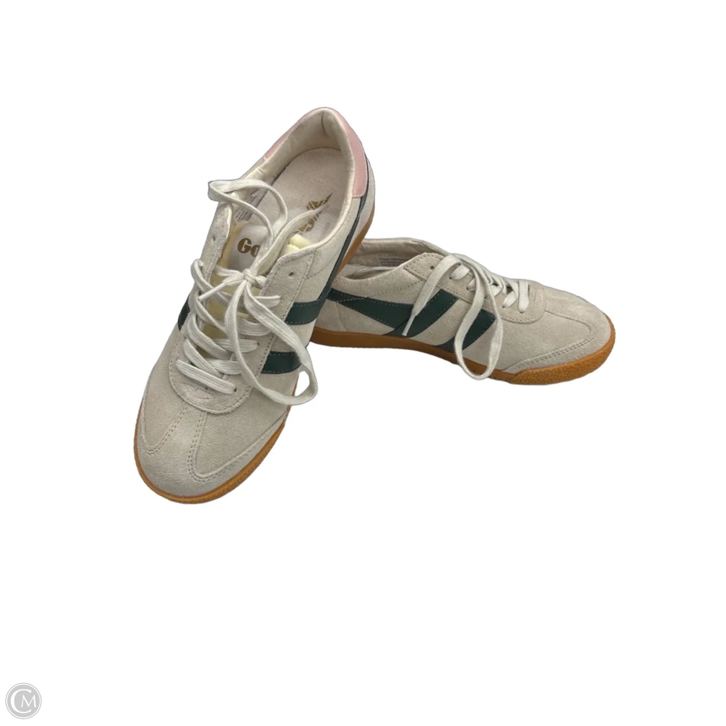 Shoes Sneakers By Gola In Green & Tan, Size: 7.5