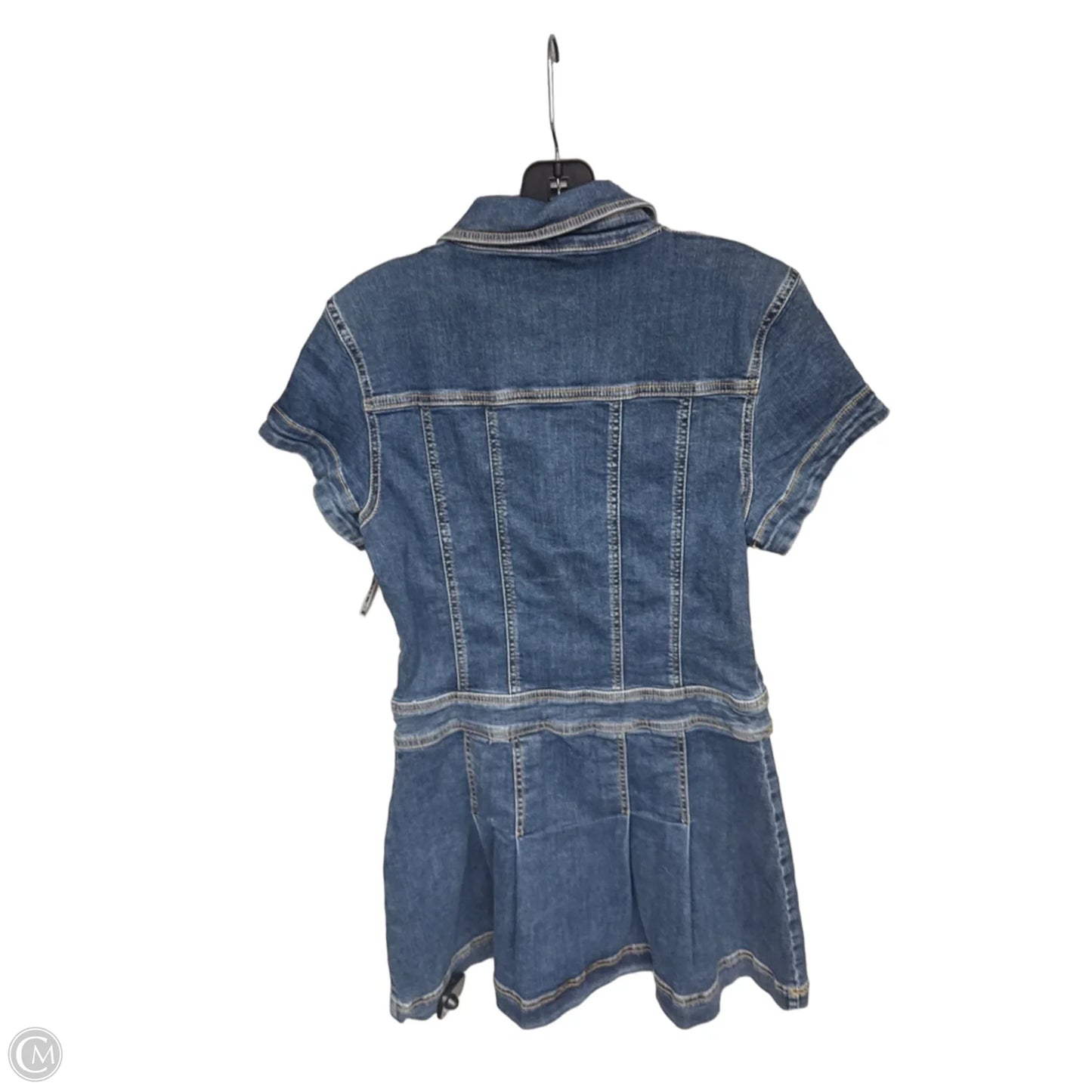 Dress Casual Midi By Bdg In Blue Denim, Size: L