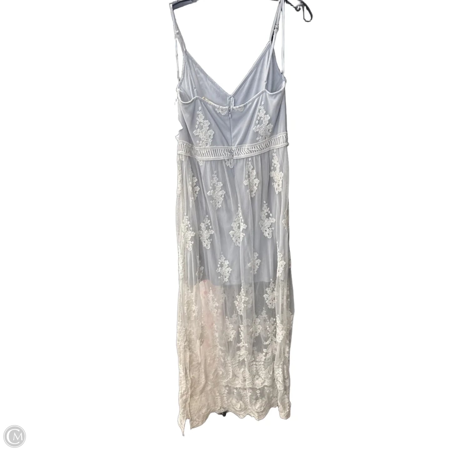 Dress Casual Maxi By Altard State In Blue & White, Size: M