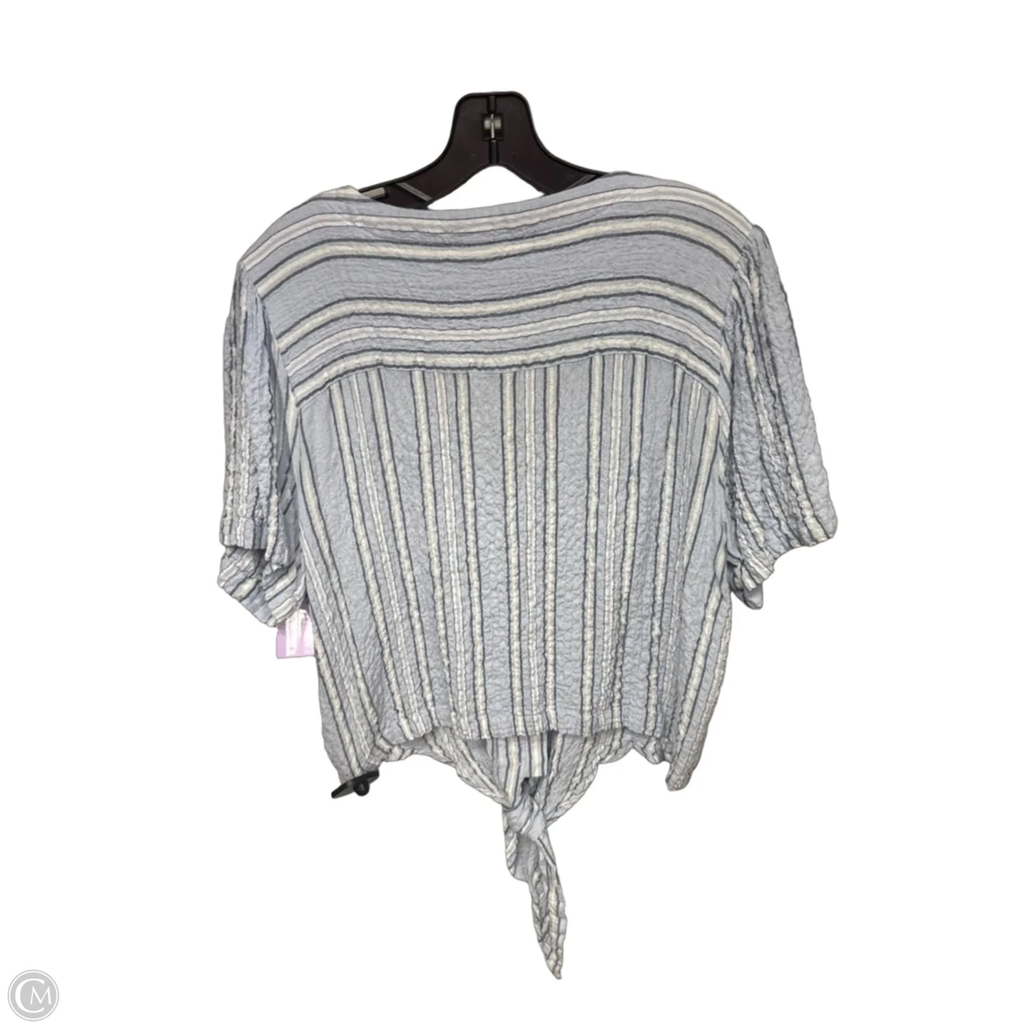 Top Short Sleeve By Jane And Delancey In Striped Pattern, Size: Xl