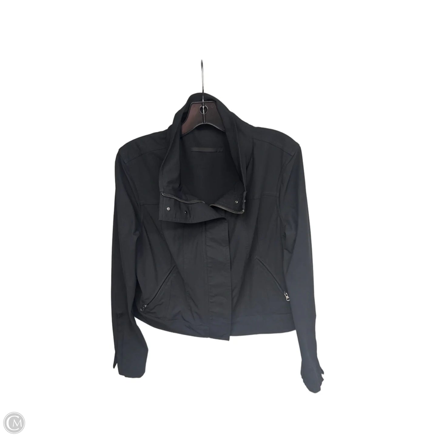 Athletic Jacket By Lululemon In Black, Size: 10