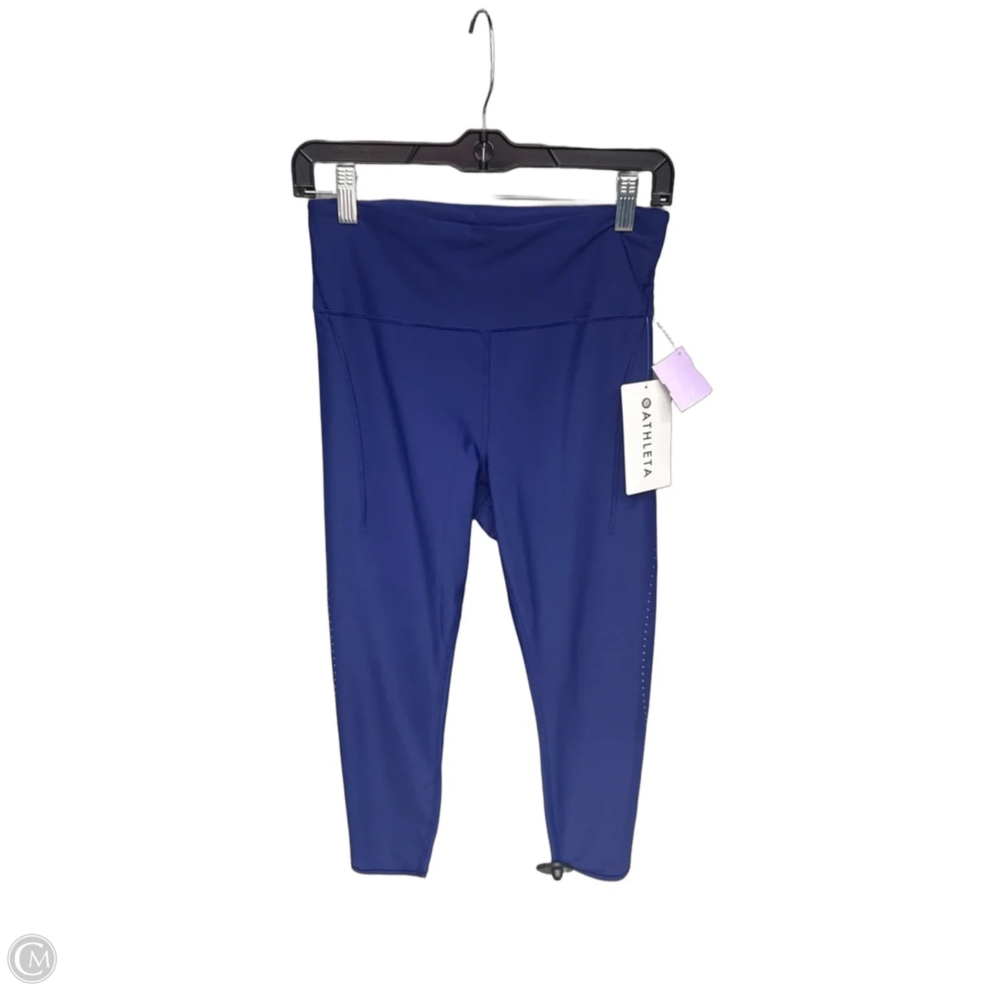 Athletic Leggings By Athleta In Blue, Size: M