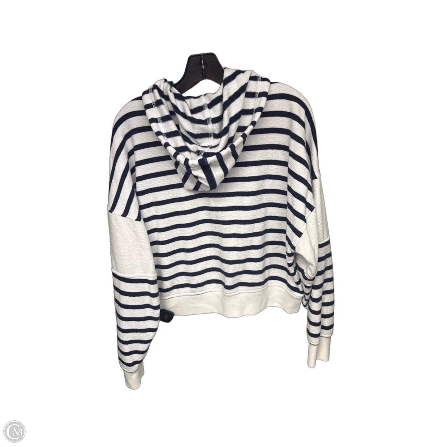 Sweatshirt Hoodie By Aerie In Striped Pattern, Size: M