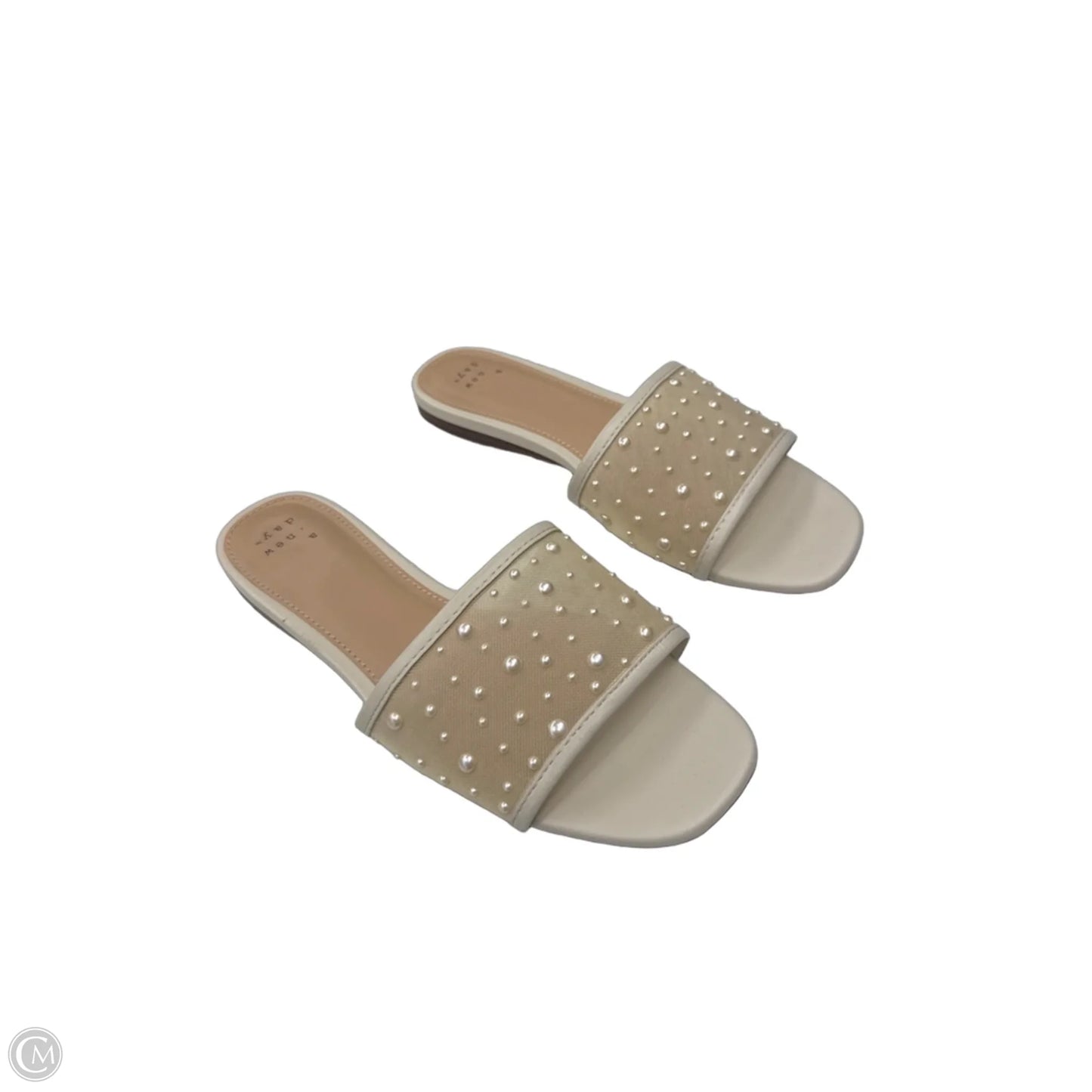 Sandals Flats By A New Day In Ivory, Size: 6