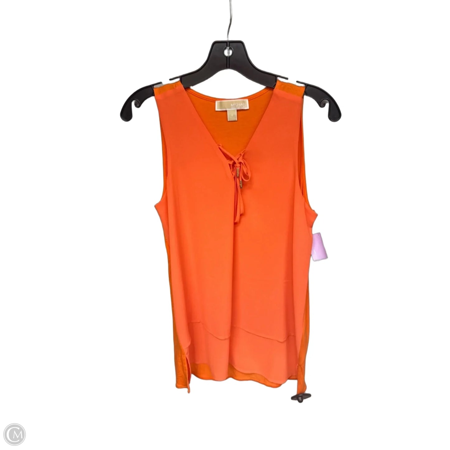 Top Sleeveless By Michael By Michael Kors In Orange, Size: S