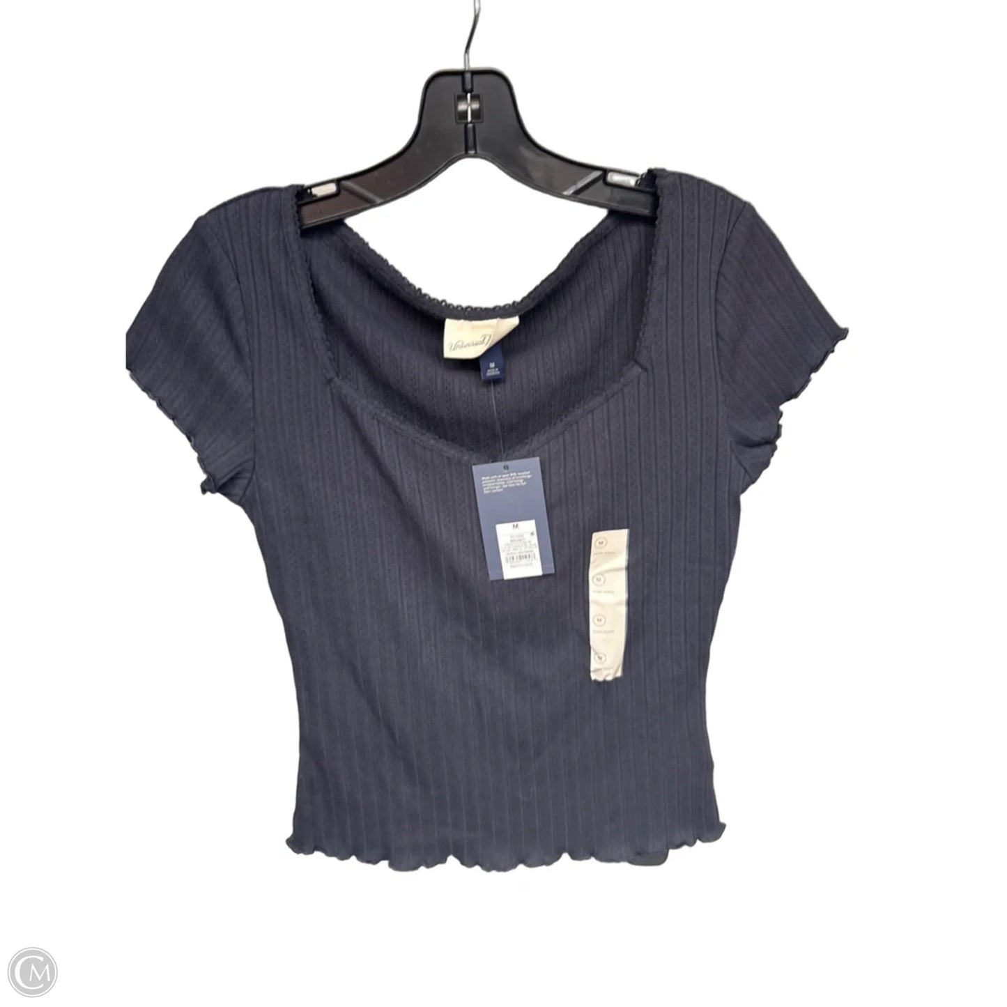 Top Short Sleeve By Universal Thread In Grey, Size: M