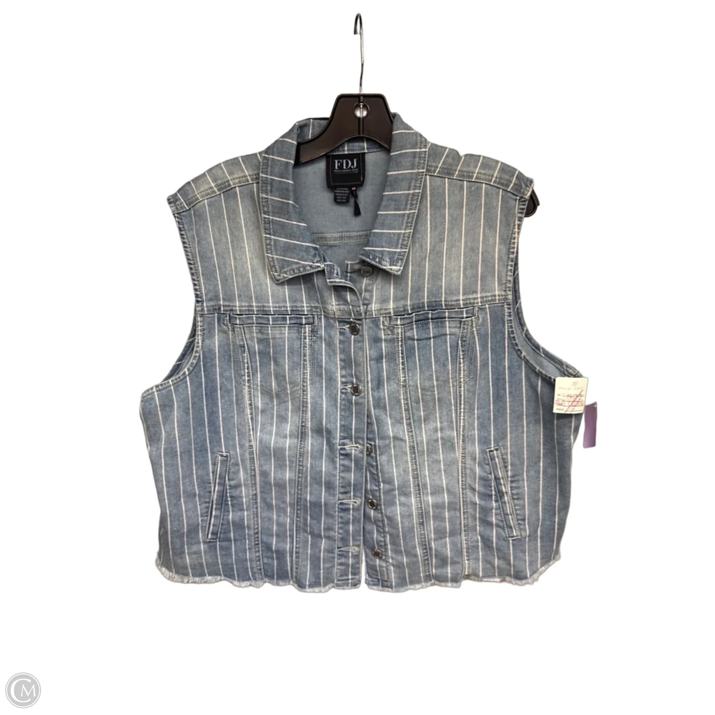Jacket Denim By French Dressing In Blue Denim, Size: Xl