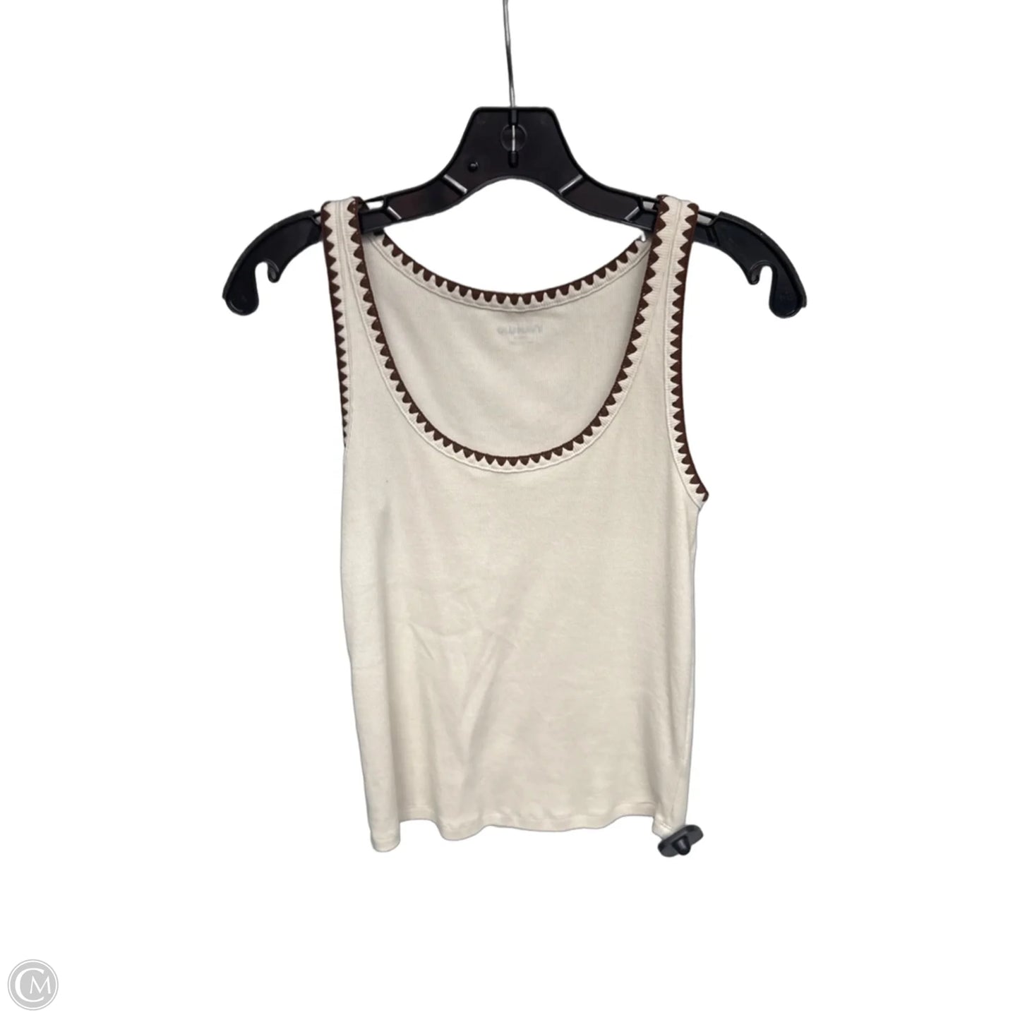 Tank Top By Express In Brown & Cream, Size: M