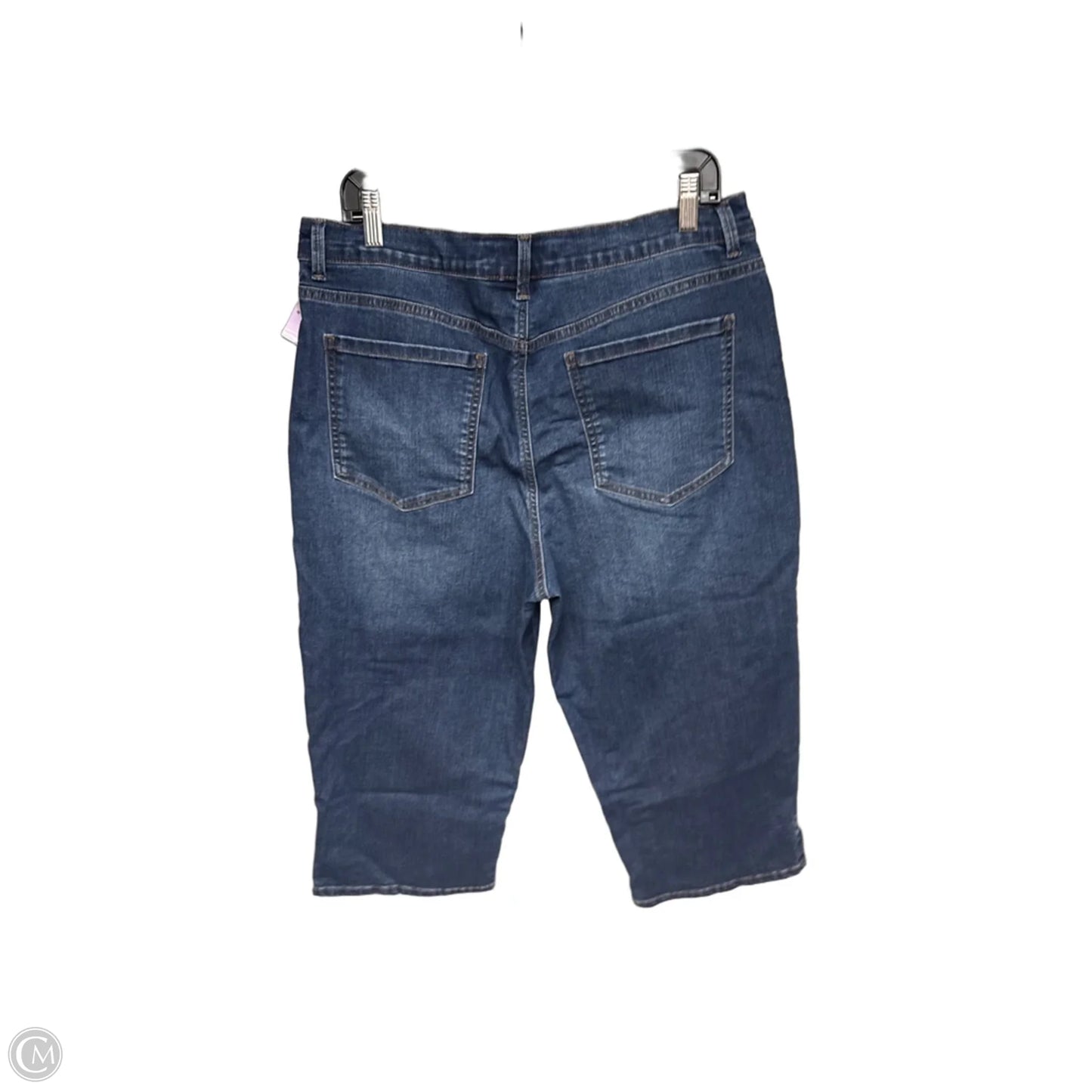 Capris By Gloria Vanderbilt In Blue Denim, Size: 18
