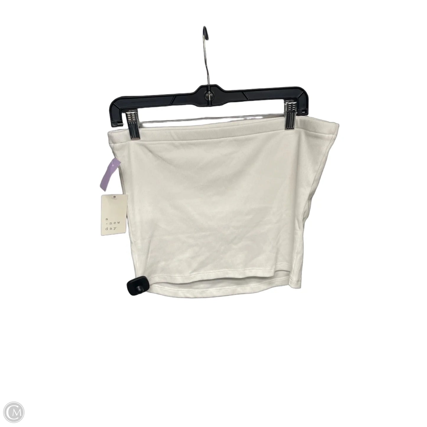 Top Sleeveless By A New Day In White, Size: L