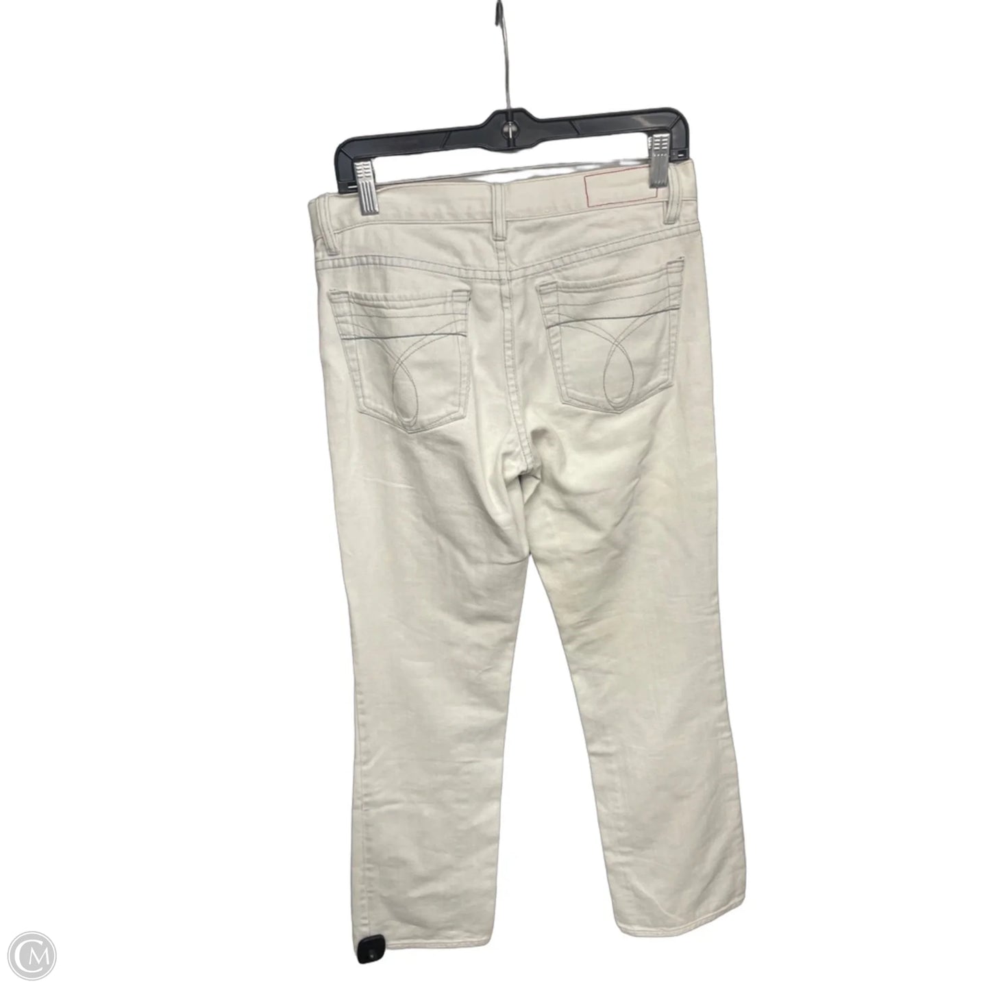 Jeans Straight By Calvin Klein In Blue Denim, Size: 6