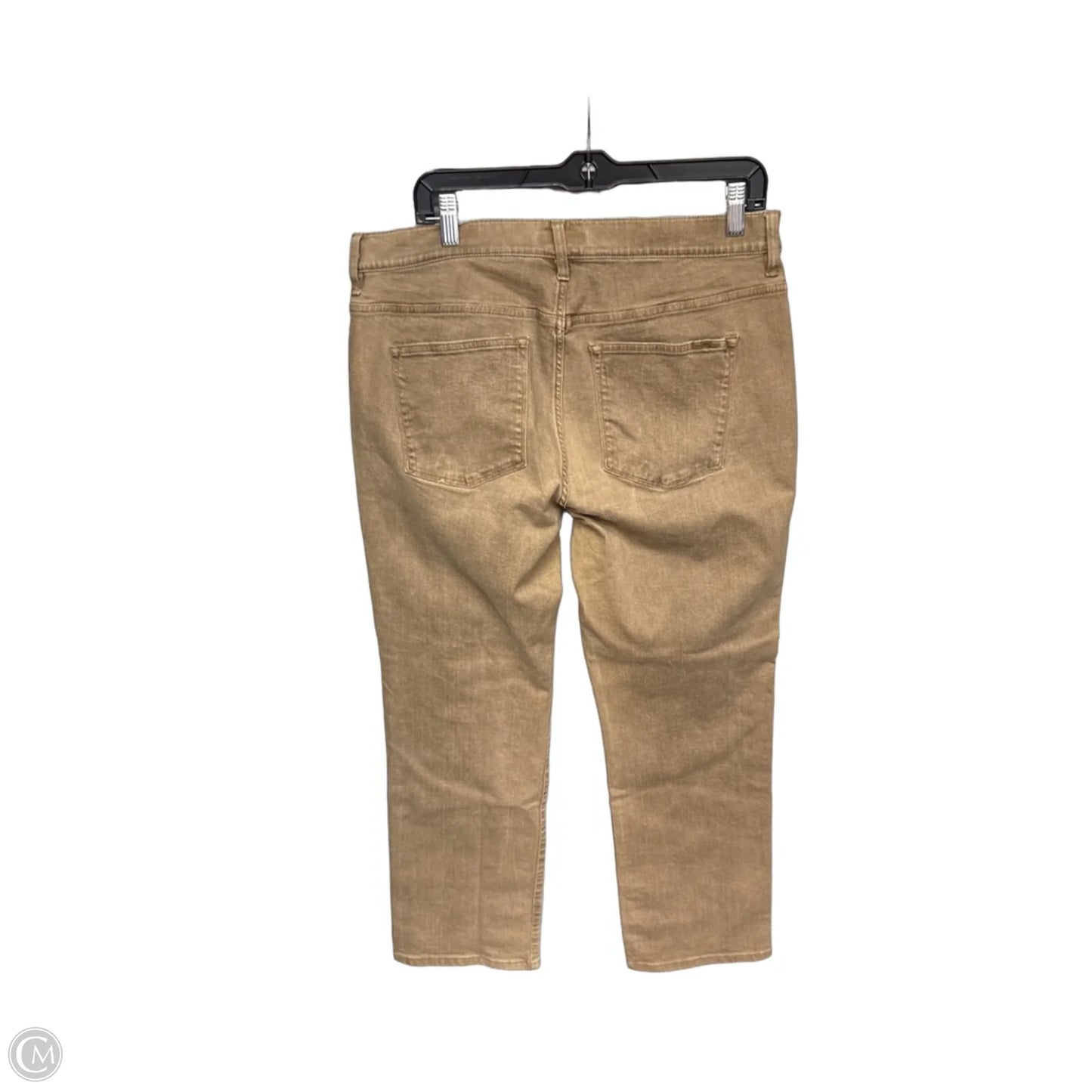 Jeans Straight By Lauren Jeans Co In Brown Denim, Size: 14