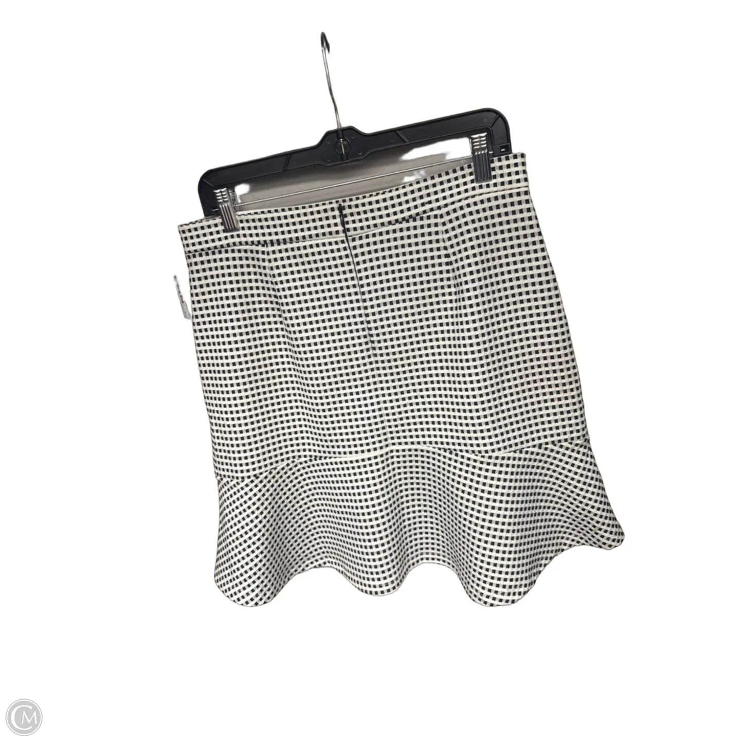 Skirt Midi By Banana Republic In Black & White, Size: 8