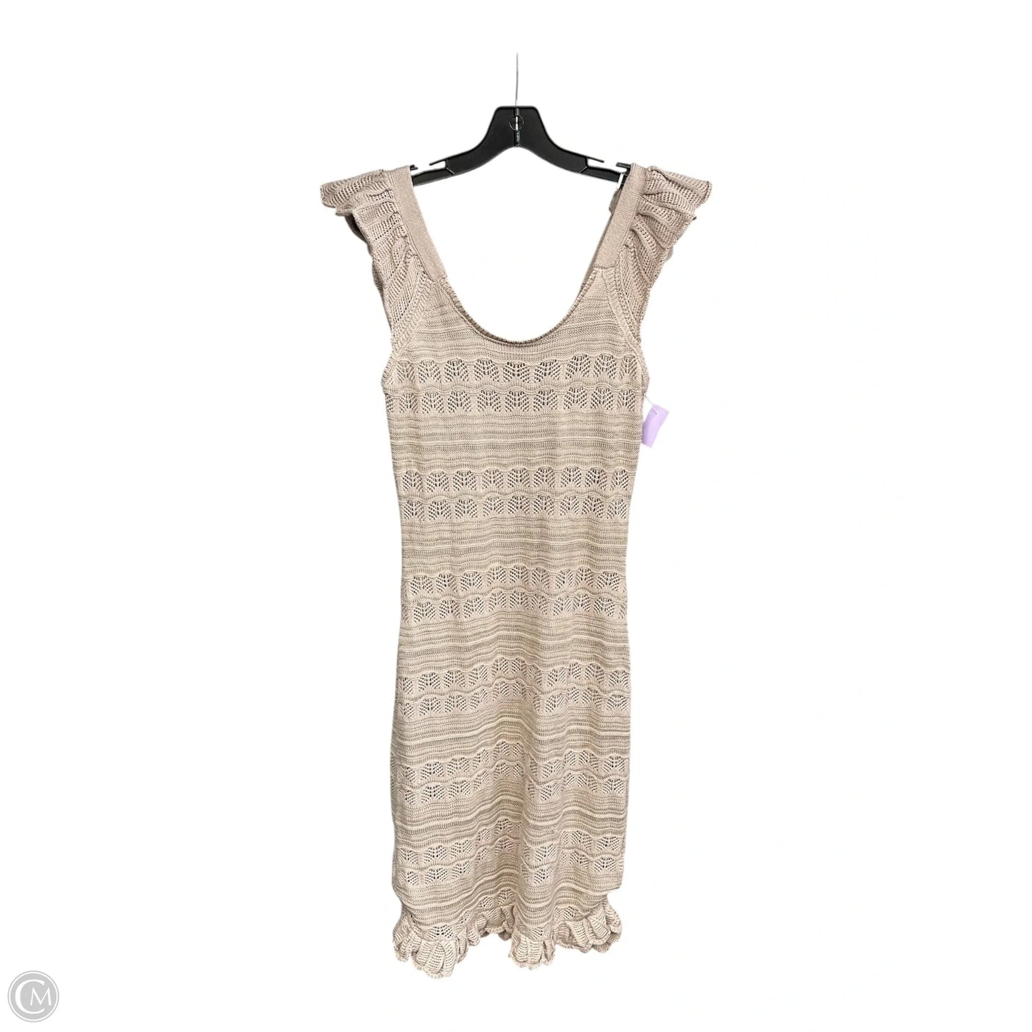 Dress Casual Maxi By Clothes Mentor In Beige, Size: L