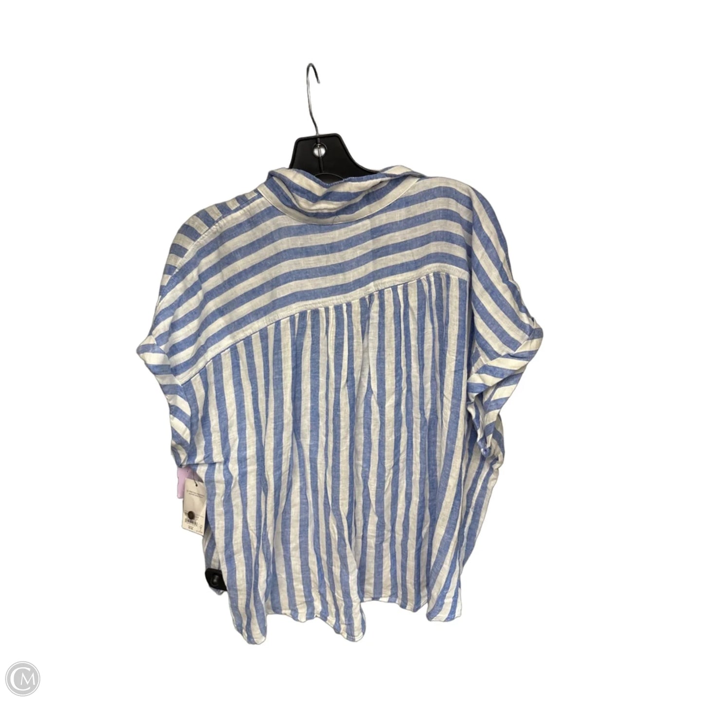 Top Short Sleeve By Sonoma In Striped Pattern, Size: Xl
