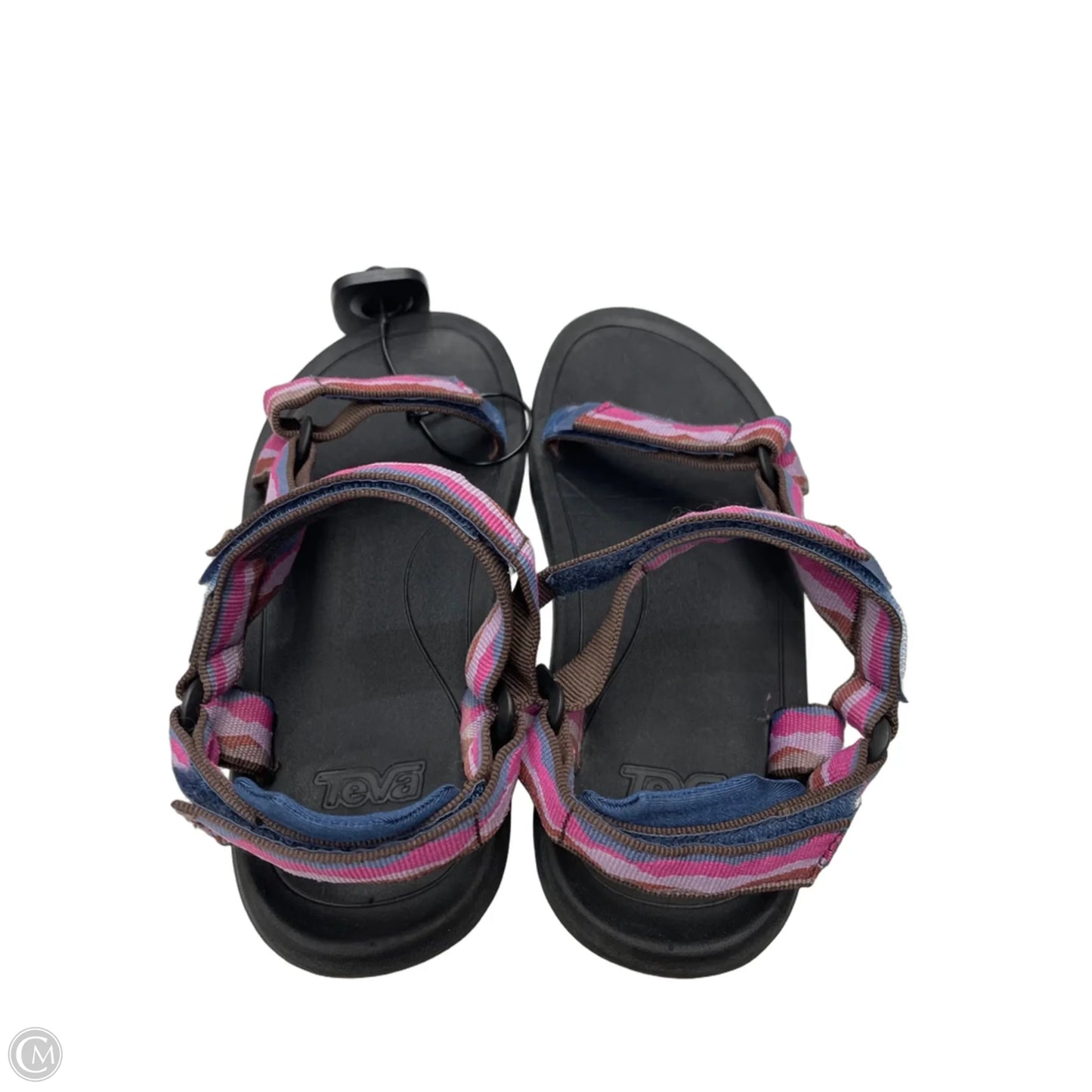 Sandals Flats By Teva In Pink & Purple, Size: 5