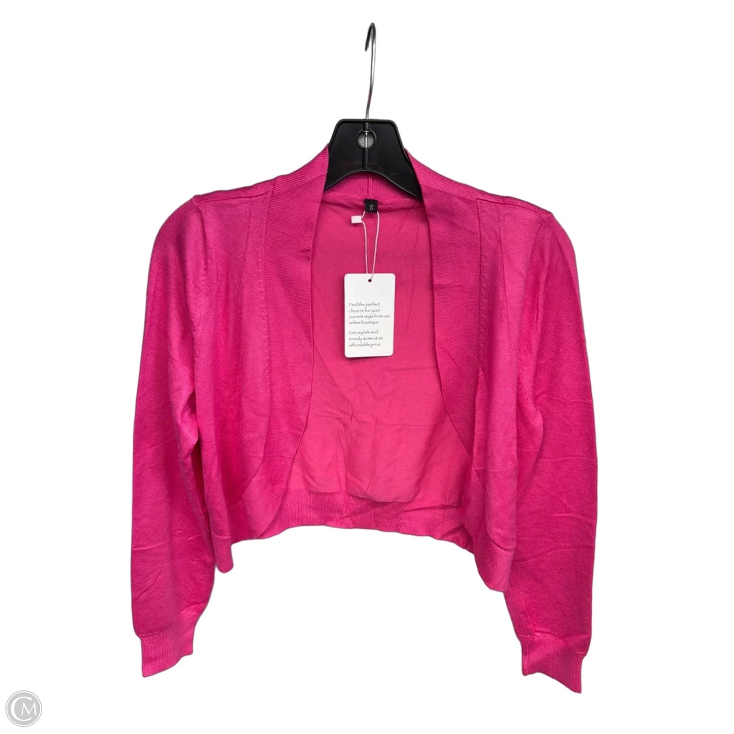 Cardigan By Clothes Mentor In Pink, Size: S