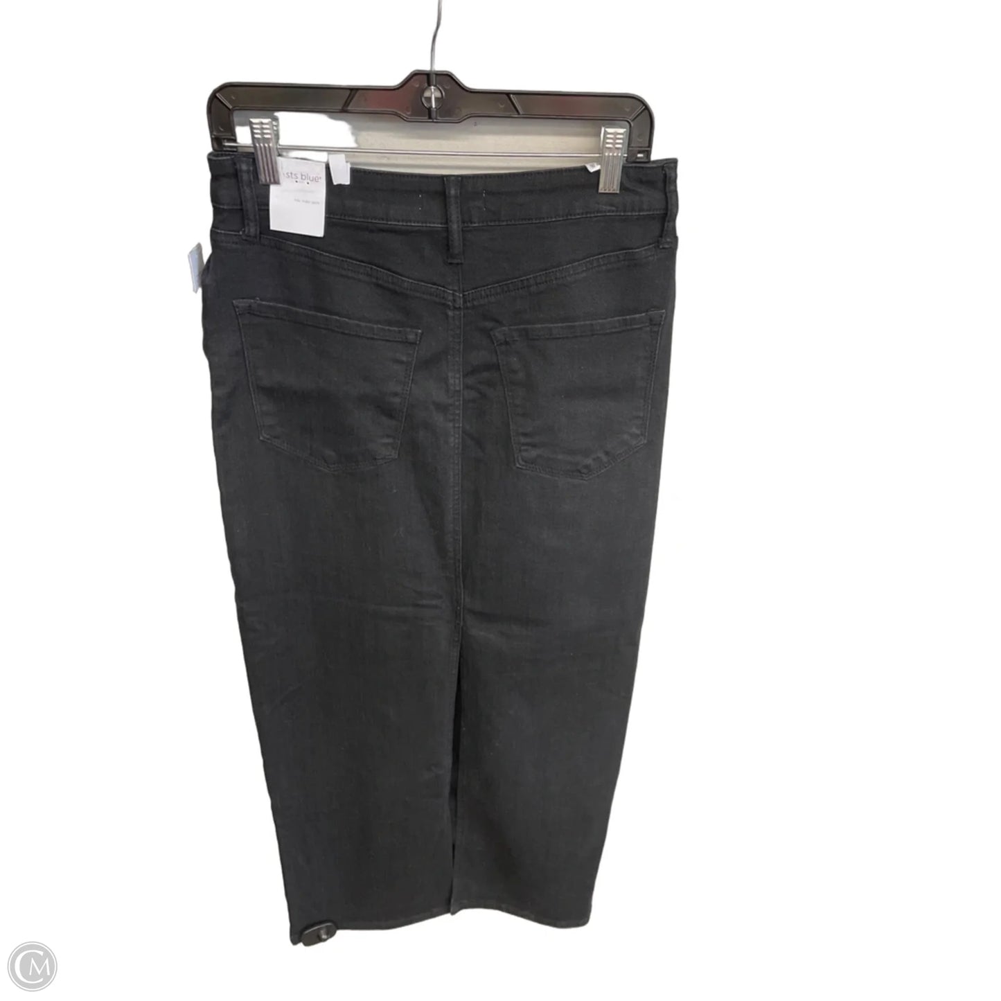 Skirt Maxi By Sts Blue In Black Denim, Size: 4
