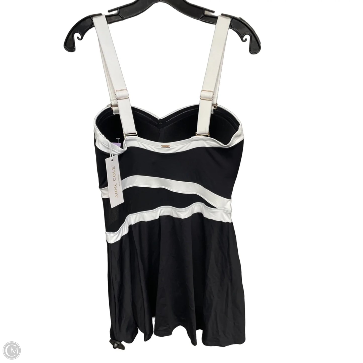 Swimsuit By Anne Cole In Black & White, Size: 18