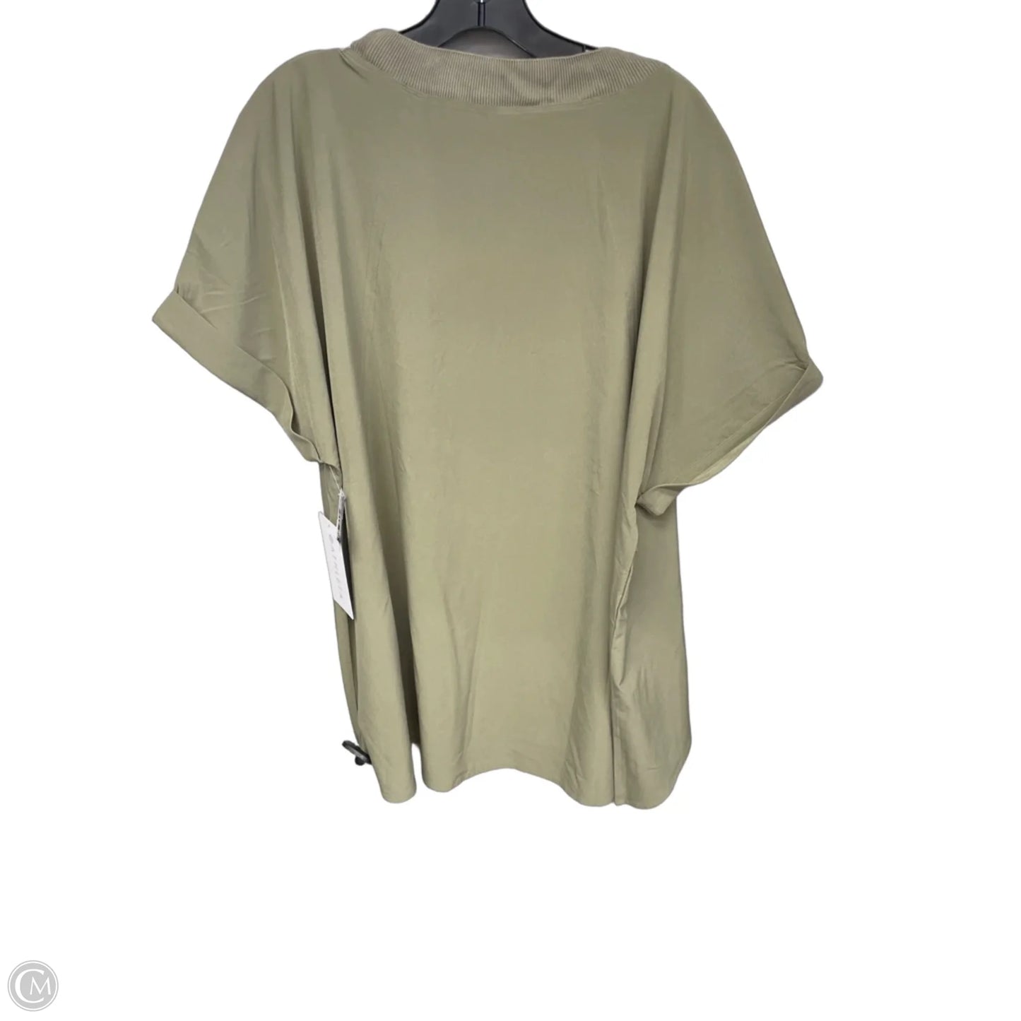 Top Short Sleeve By Athleta In Green, Size: 3X