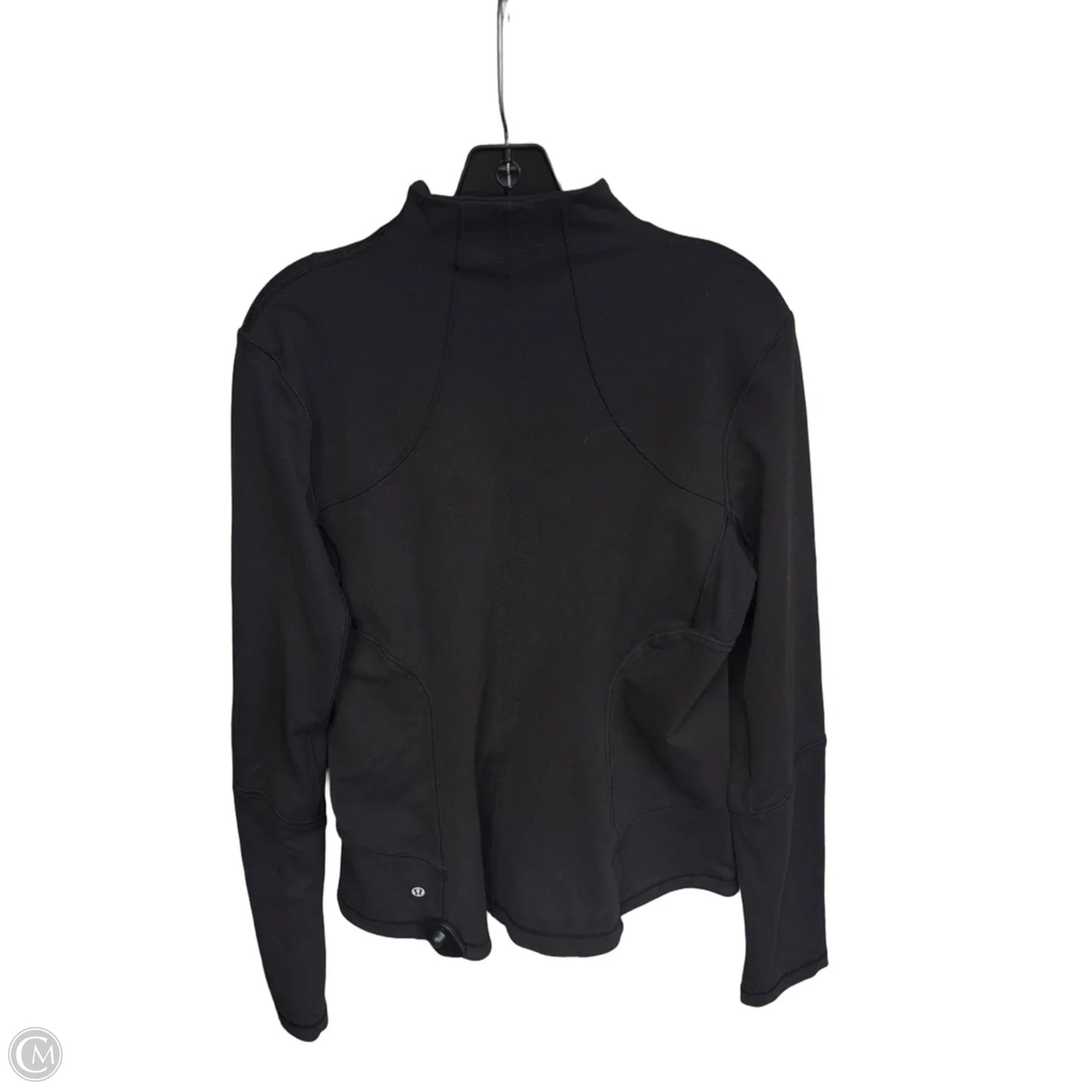 Athletic Jacket By Lululemon In Black, Size: M