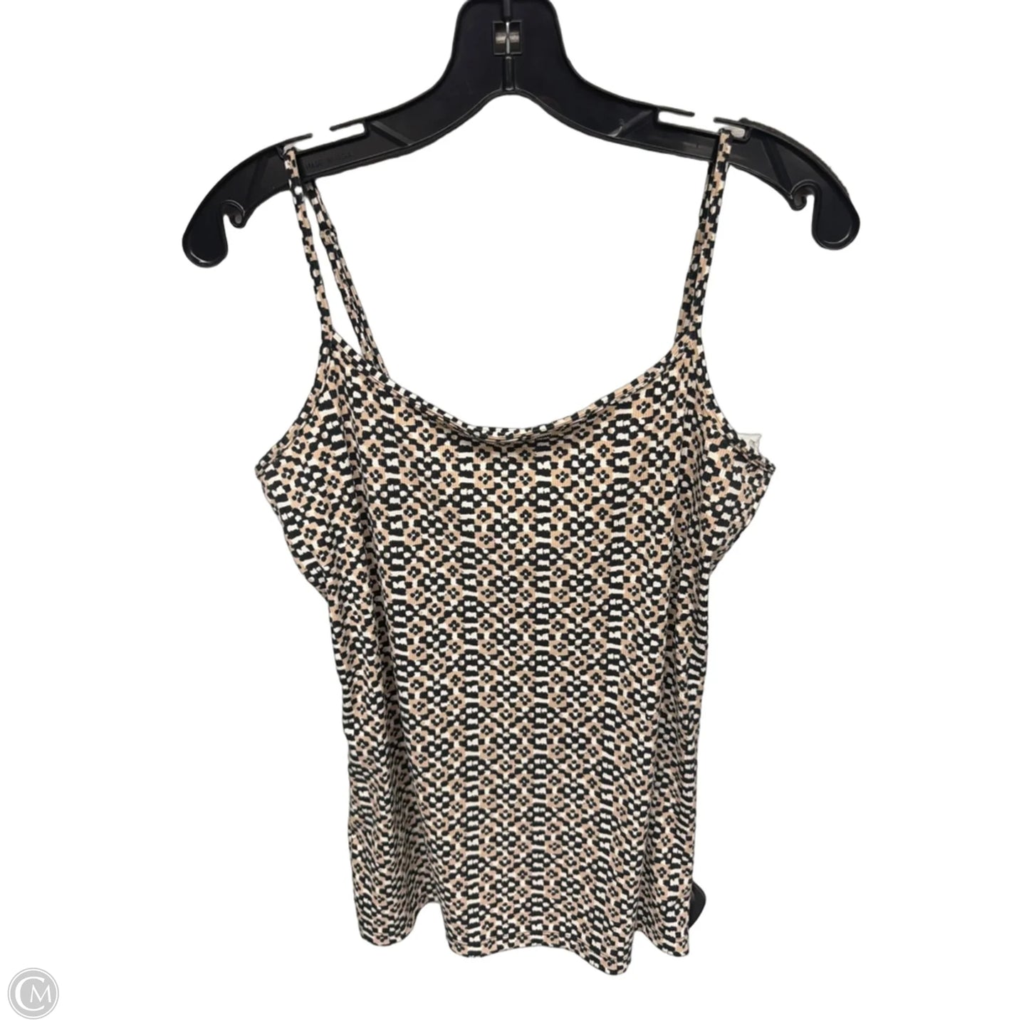 Tank Top By Loft In Black & Tan, Size: M