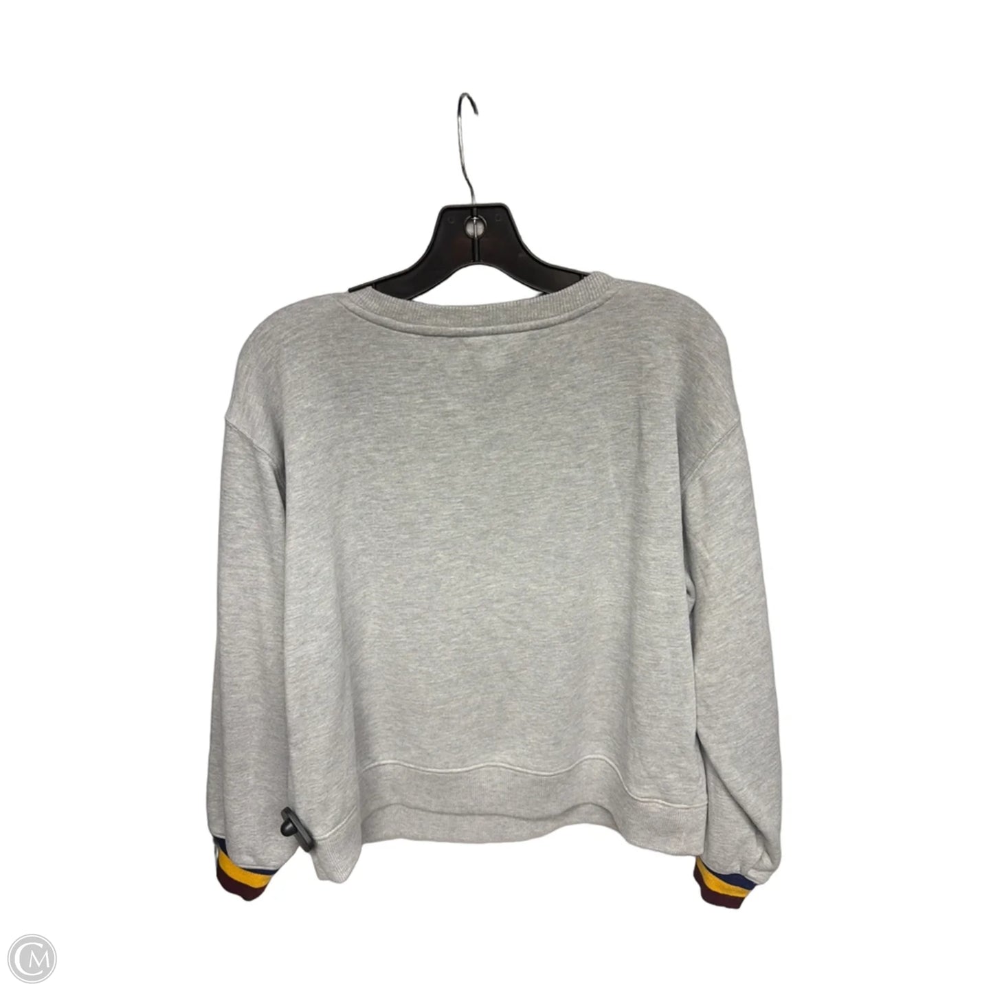 Sweatshirt Crewneck By Lou And Grey In Grey & Silver, Size: S