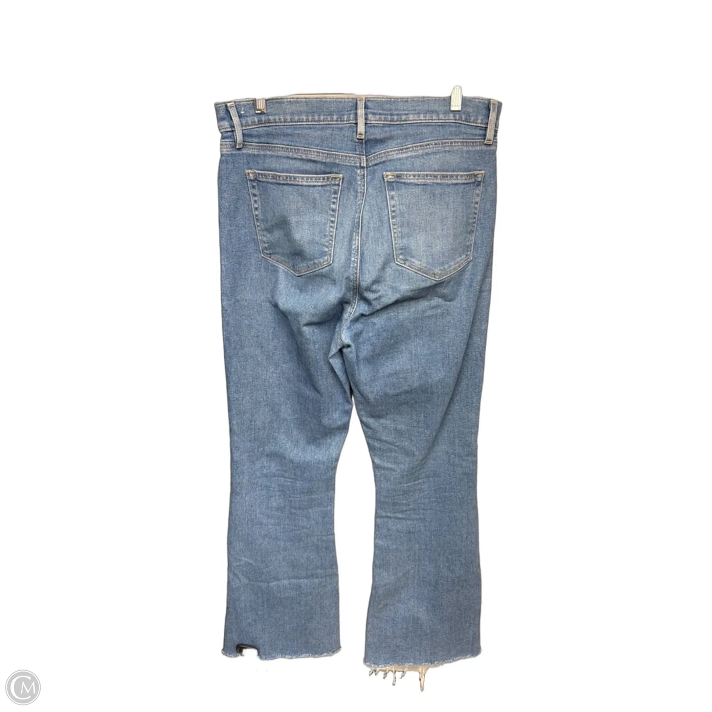 Jeans Cropped By Loft In Blue Denim, Size: 10