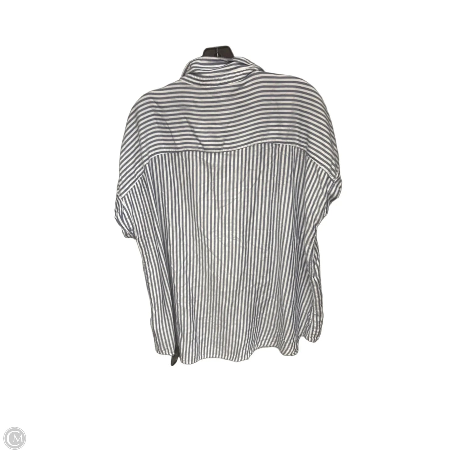 Top Short Sleeve By Beachlunchlounge In Striped Pattern, Size: Xl