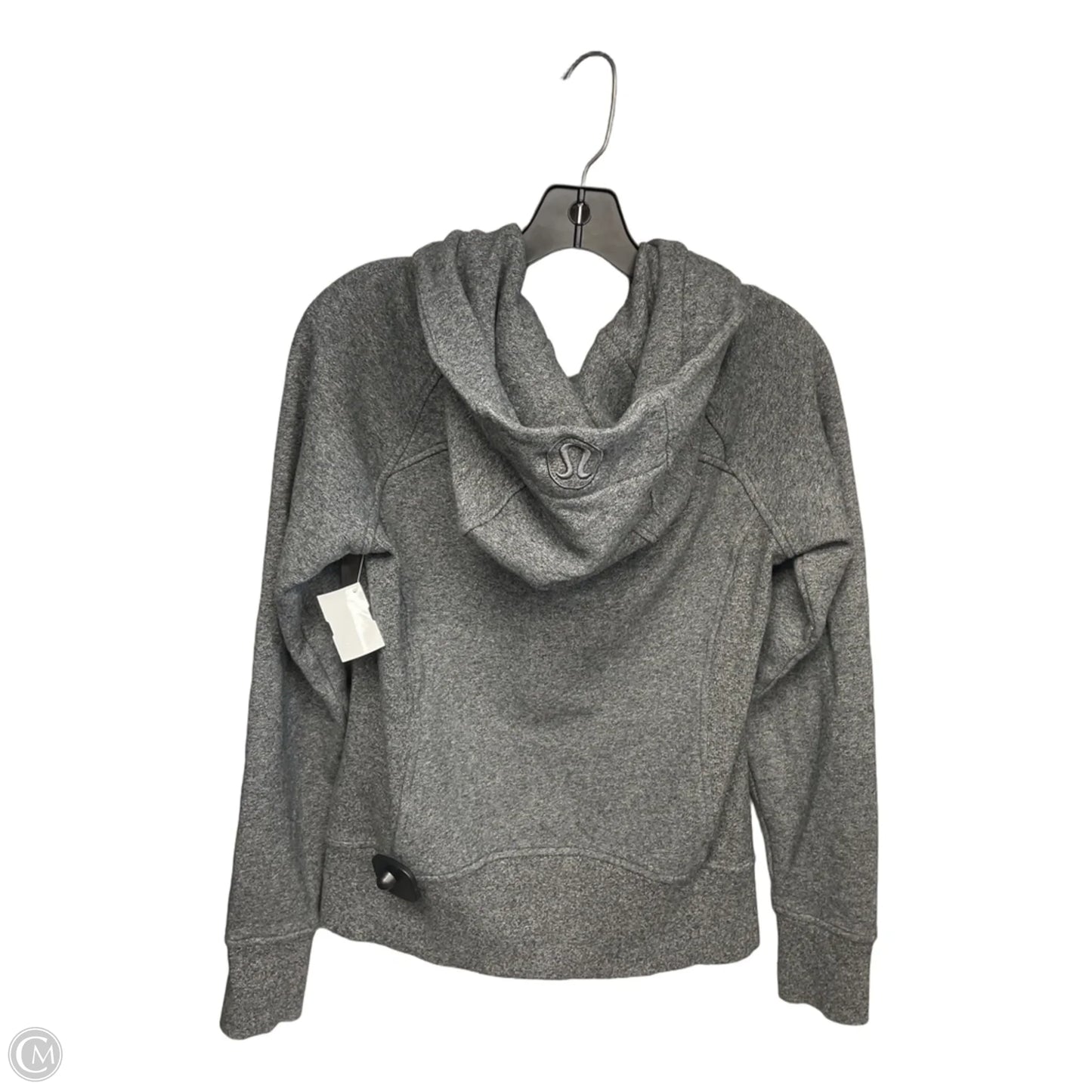 Athletic Jacket By Lululemon In Grey, Size: 6